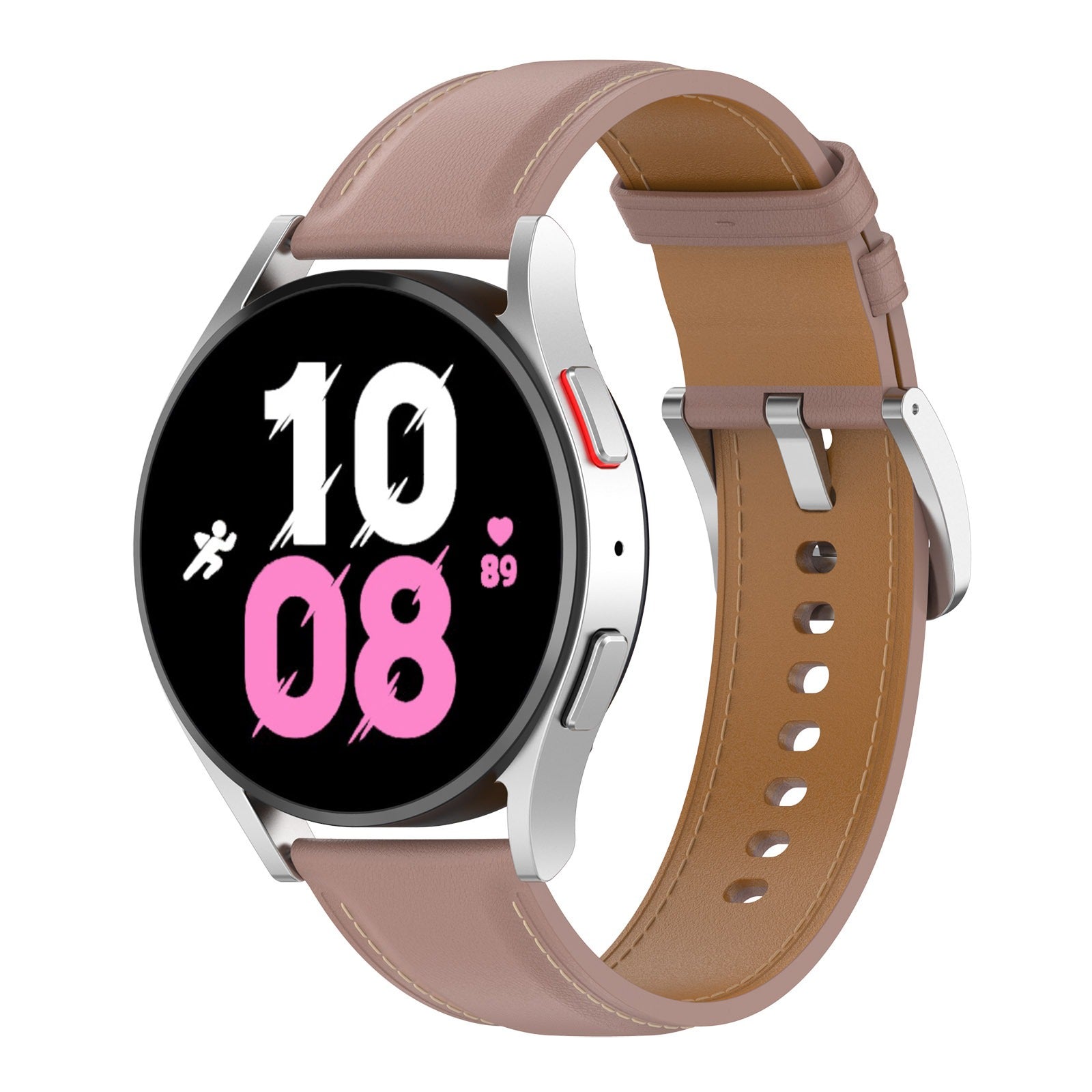 Armband für Galaxy Watch FE/7/6/6 Classic/5/5Pro/4/4 Classic, Bizon Strap Watch Casual, Rosa