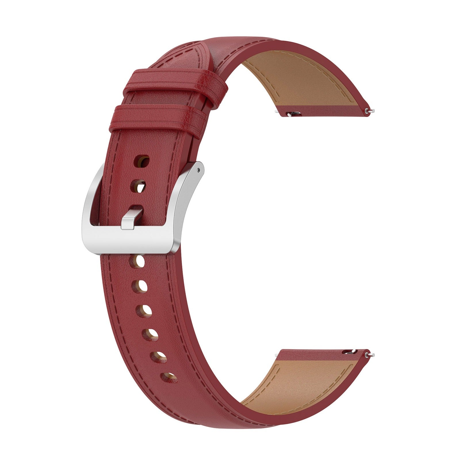 Armband für Galaxy Watch FE/7/6/6 Classic/5/5Pro/4/4 Classic, Bizon Strap Watch Casual, Rot