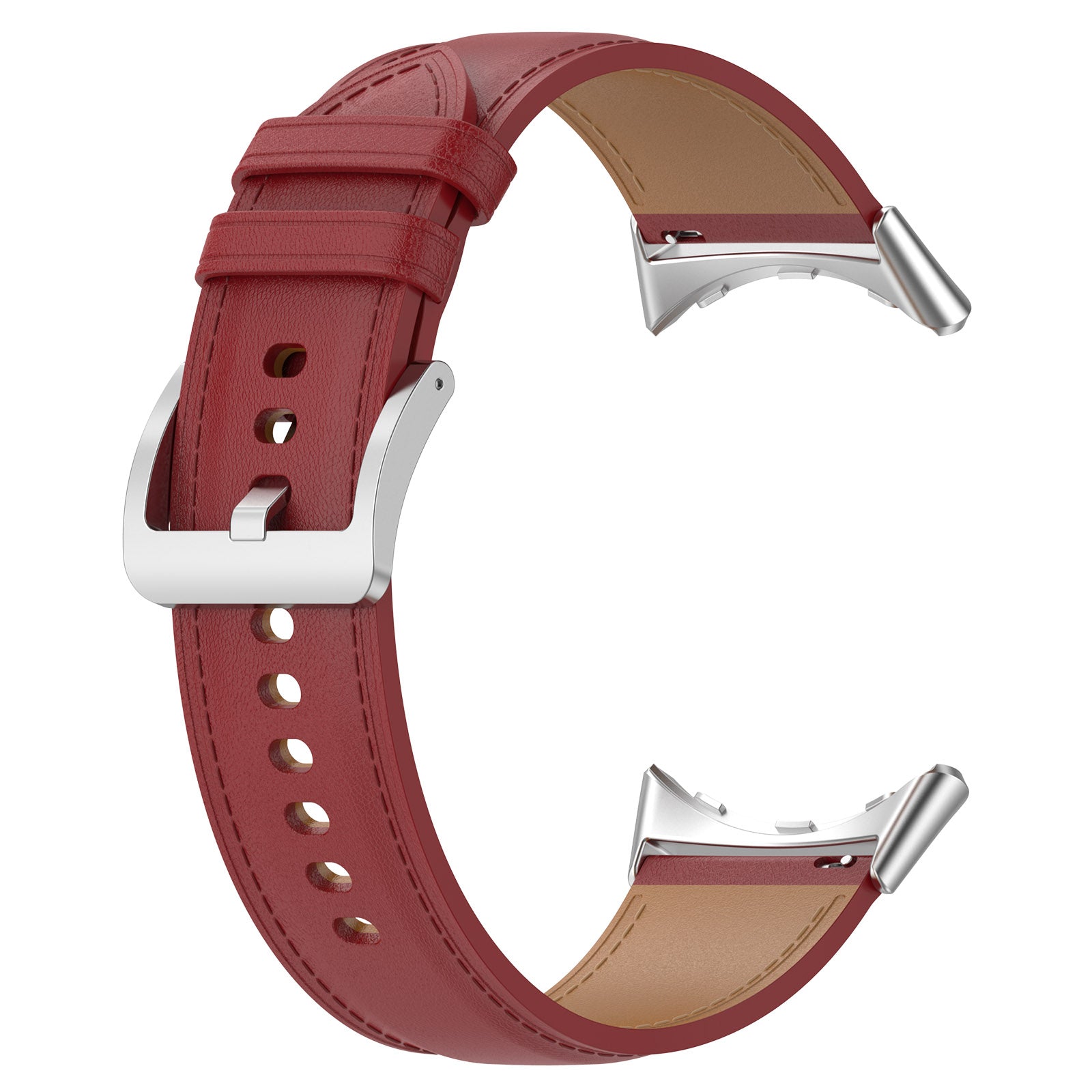 Armband für Google Pixel Watch 3 / 2 / 1 (41 mm), Bizon Strap Watch Casual, Burgund