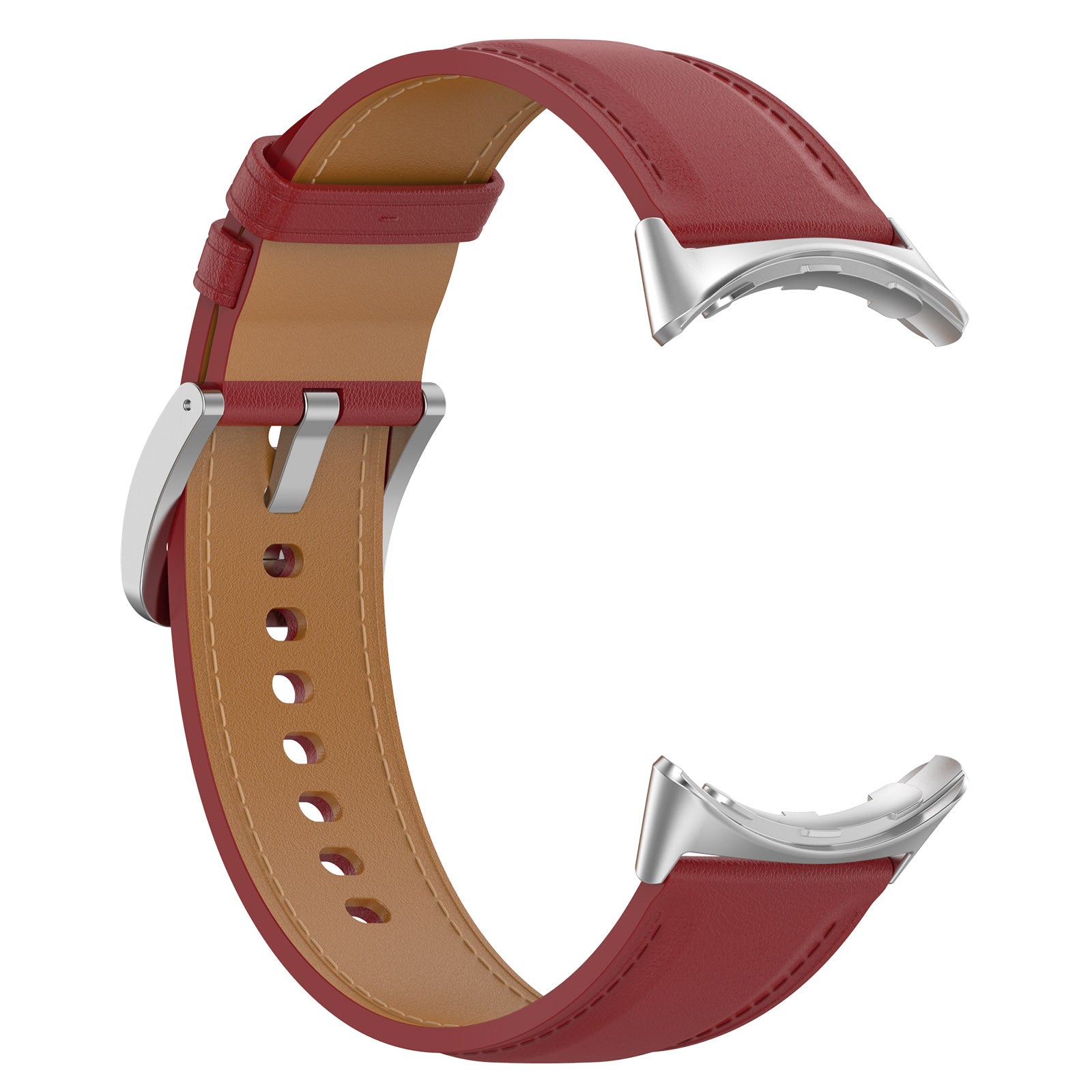 Armband für Google Pixel Watch 3 / 2 / 1 (41 mm), Bizon Strap Watch Casual, Burgund