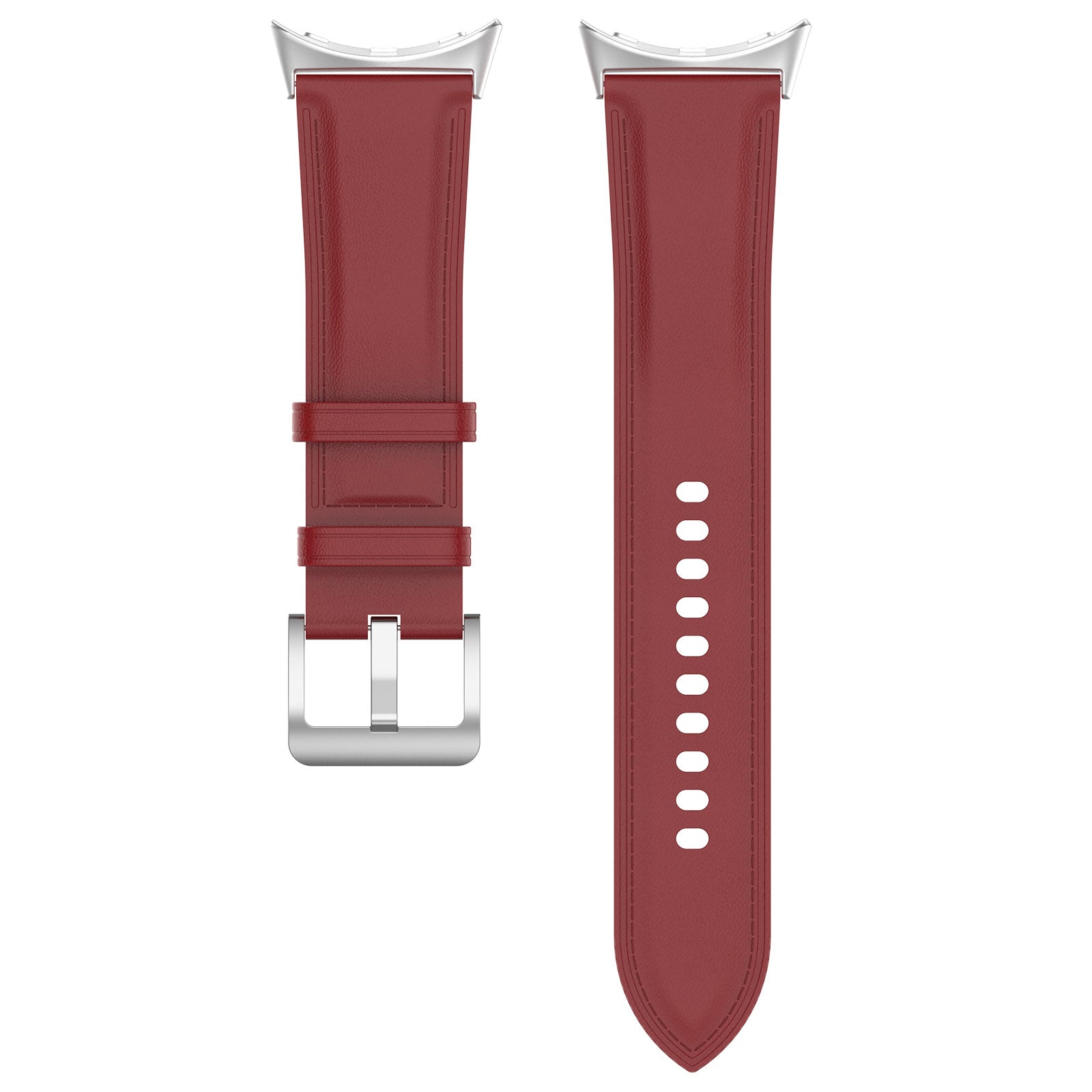 Armband für Google Pixel Watch 3 / 2 / 1 (41 mm), Bizon Strap Watch Casual, Burgund