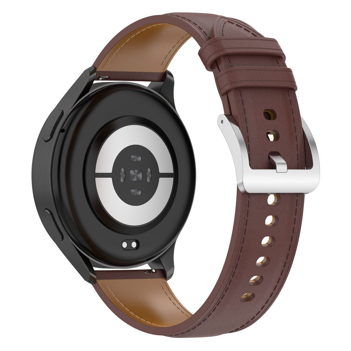 Armband für Xiaomi Watch 2/Watch S3 47 mm, Bizon Strap Watch Casual, Dunkelbraun