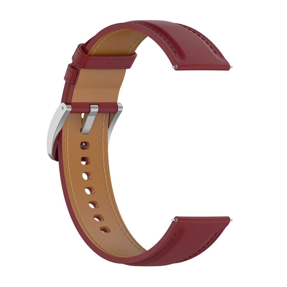 Armband für Xiaomi Watch 2/Watch S3 47 mm, Bizon Strap Watch Casual, Burgunderrot