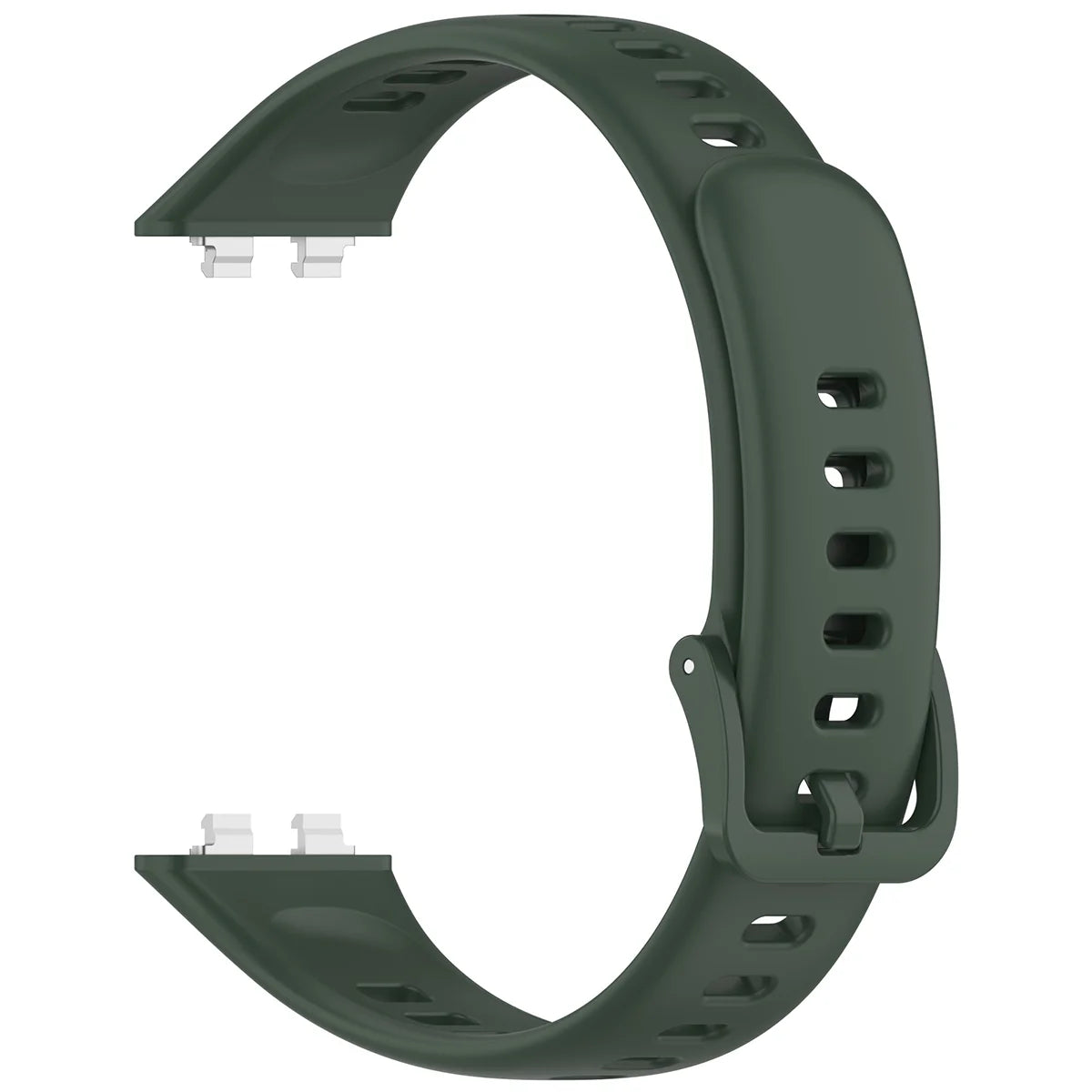 Armband für Huawei Band 11 / 11 Pro, Bizon Strap Watch Silicone, Dunkelgrün