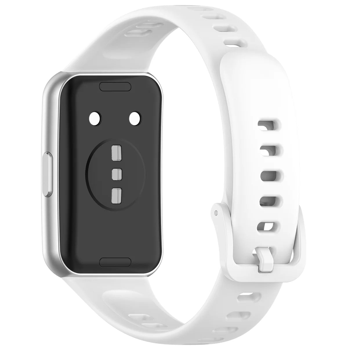 Armband für Huawei Band 11 / 11 Pro, Bizon Strap Watch Silicone, Weiß