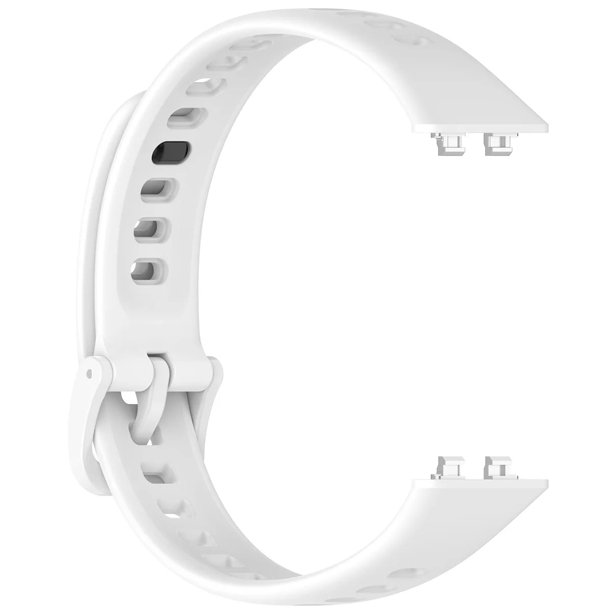 Armband für Huawei Band 11 / 11 Pro, Bizon Strap Watch Silicone, Weiß