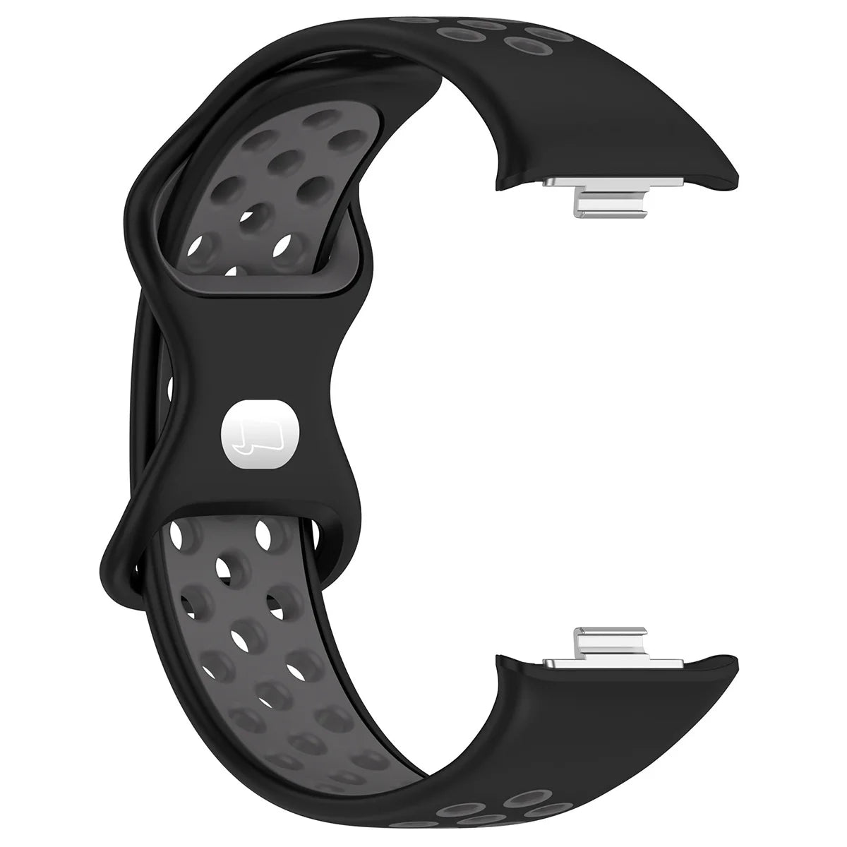 Armband für Xiaomi Redmi Watch 4 / 6 / 5, Xiaomi Smart Band 8 Pro / 9 Pro / 10 Pro, Bizon Strap Watch Octo, Schwarz-Grau (4/6)