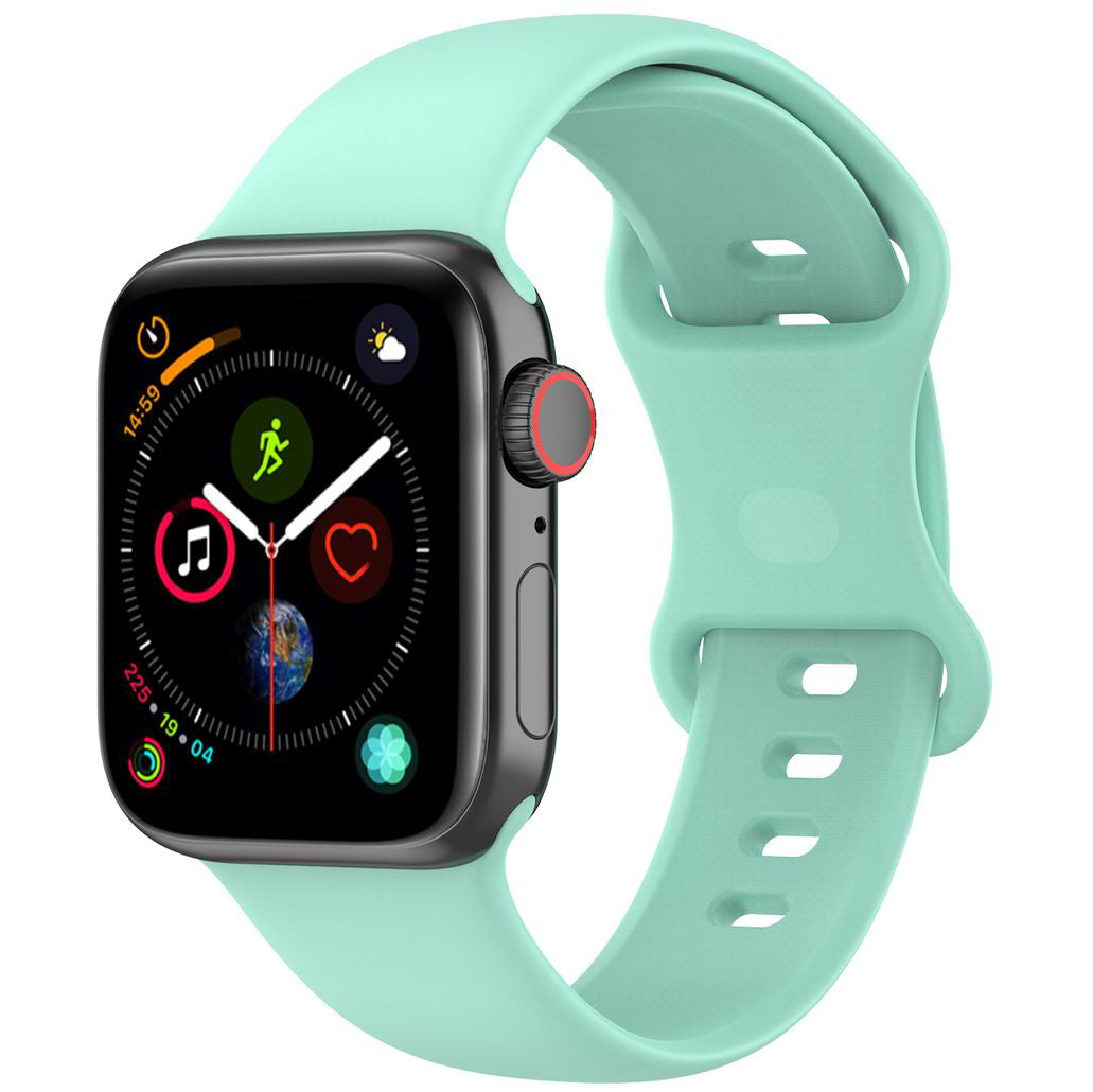 Armband für Apple Watch 38/40/41/42 mm, Bizon Strap Watch Silicone S, Minze