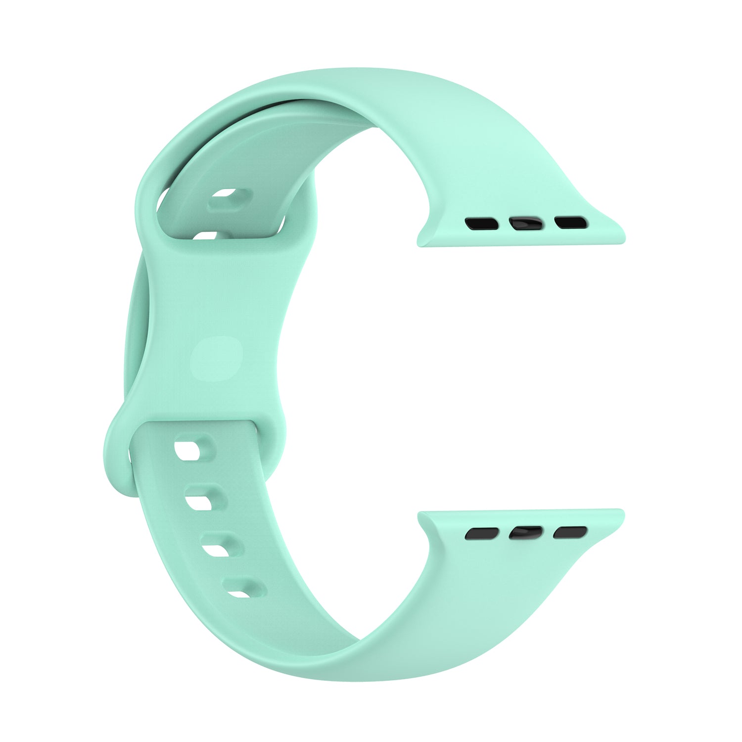 Armband für Apple Watch 38/40/41/42 mm, Bizon Strap Watch Silicone S, Minze