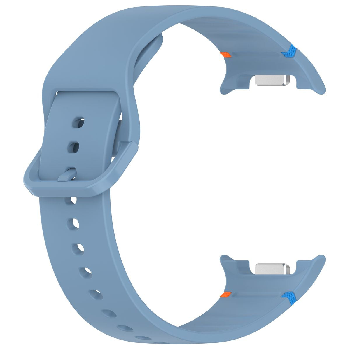 Armband für Galaxy Watch 9 40 mm / 44 mm / 8 40 mm / 44 mm / 8 Classic 46 mm, Bizon Strap Watch Silicone G, Blau