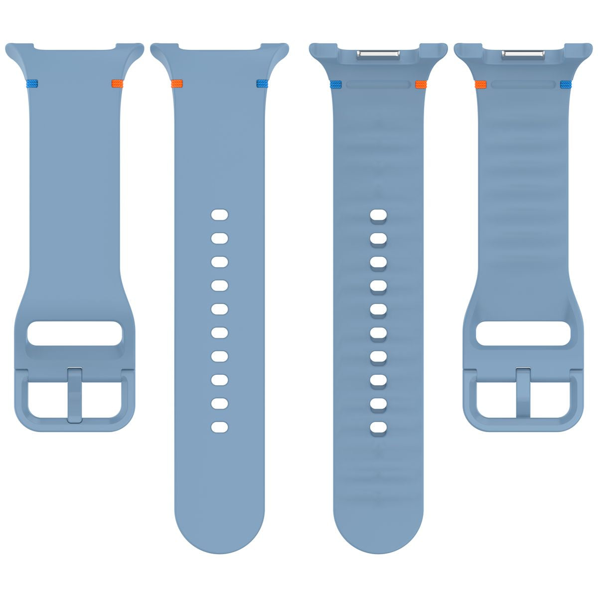 Armband für Galaxy Watch 9 40 mm / 44 mm / 8 40 mm / 44 mm / 8 Classic 46 mm, Bizon Strap Watch Silicone G, Blau