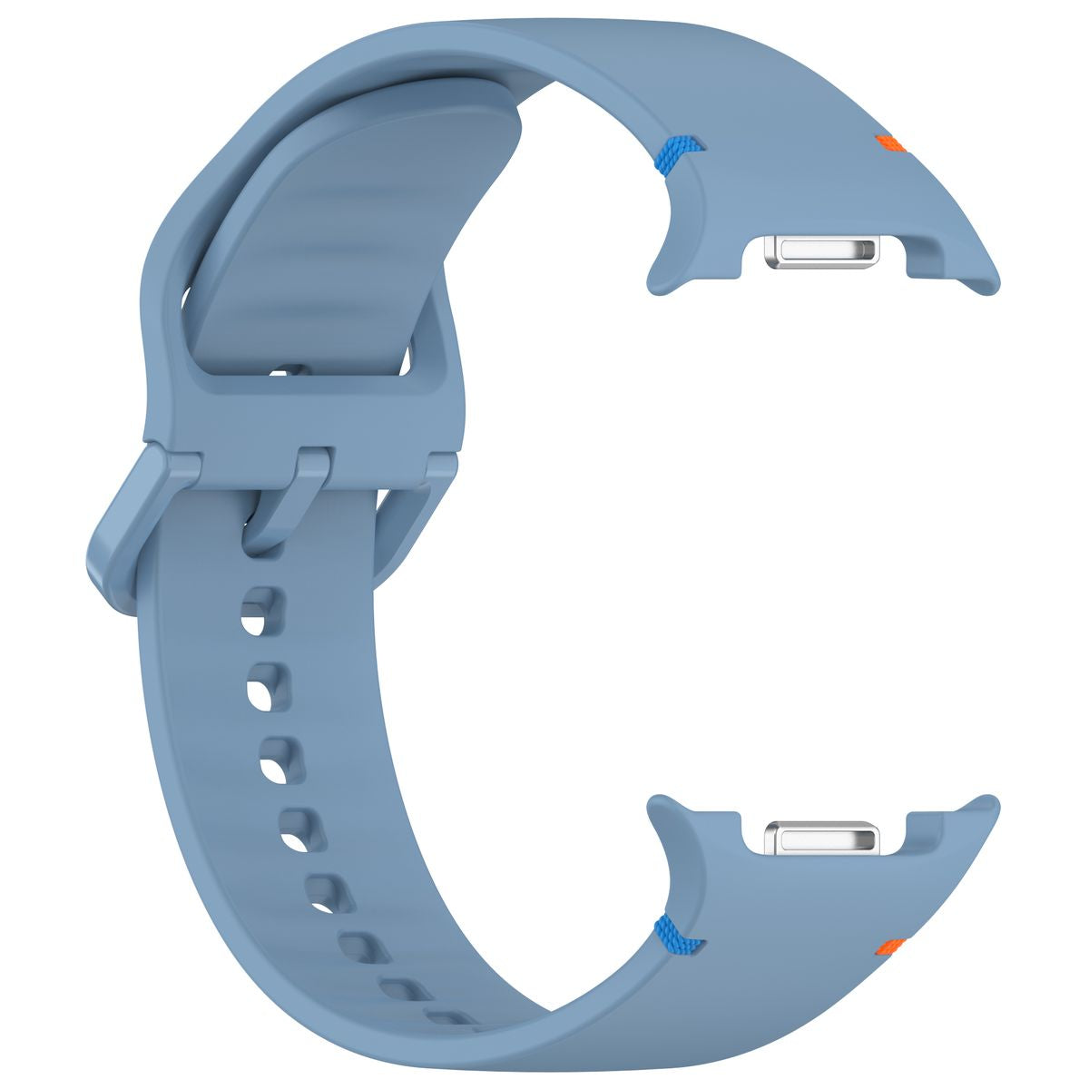 Armband für Galaxy Watch 9 40 mm / 44 mm / 8 40 mm / 44 mm / 8 Classic 46 mm, Bizon Strap Watch Silicone G, Blau