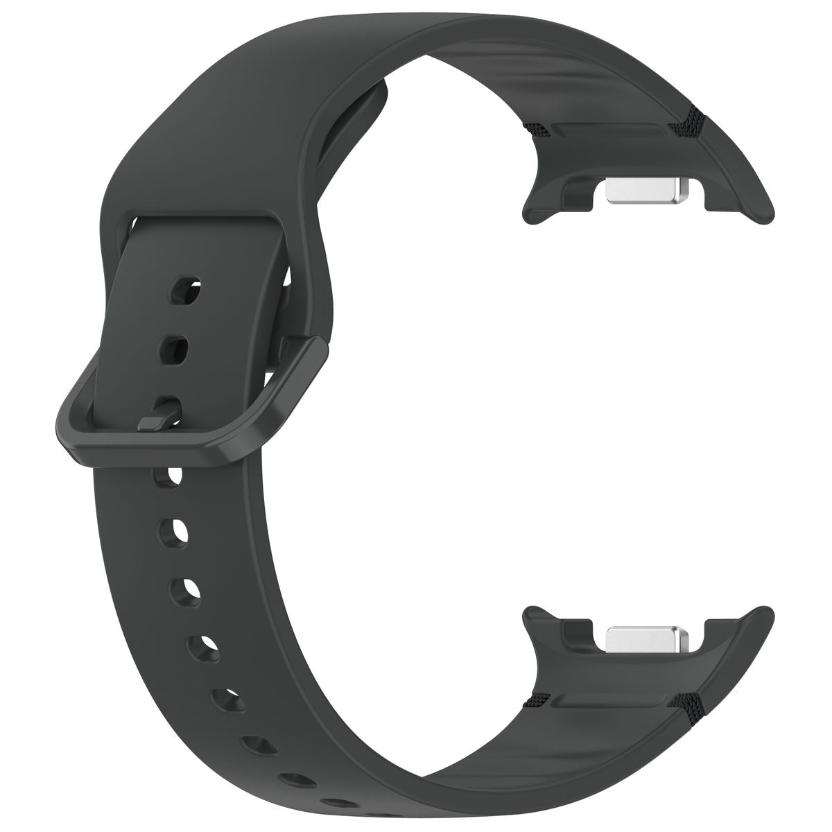 Armband für Galaxy Watch 9 40 mm / 44 mm / 8 40 mm / 44 mm / 8 Classic 46 mm, Bizon Strap Watch Silicone G, Grau