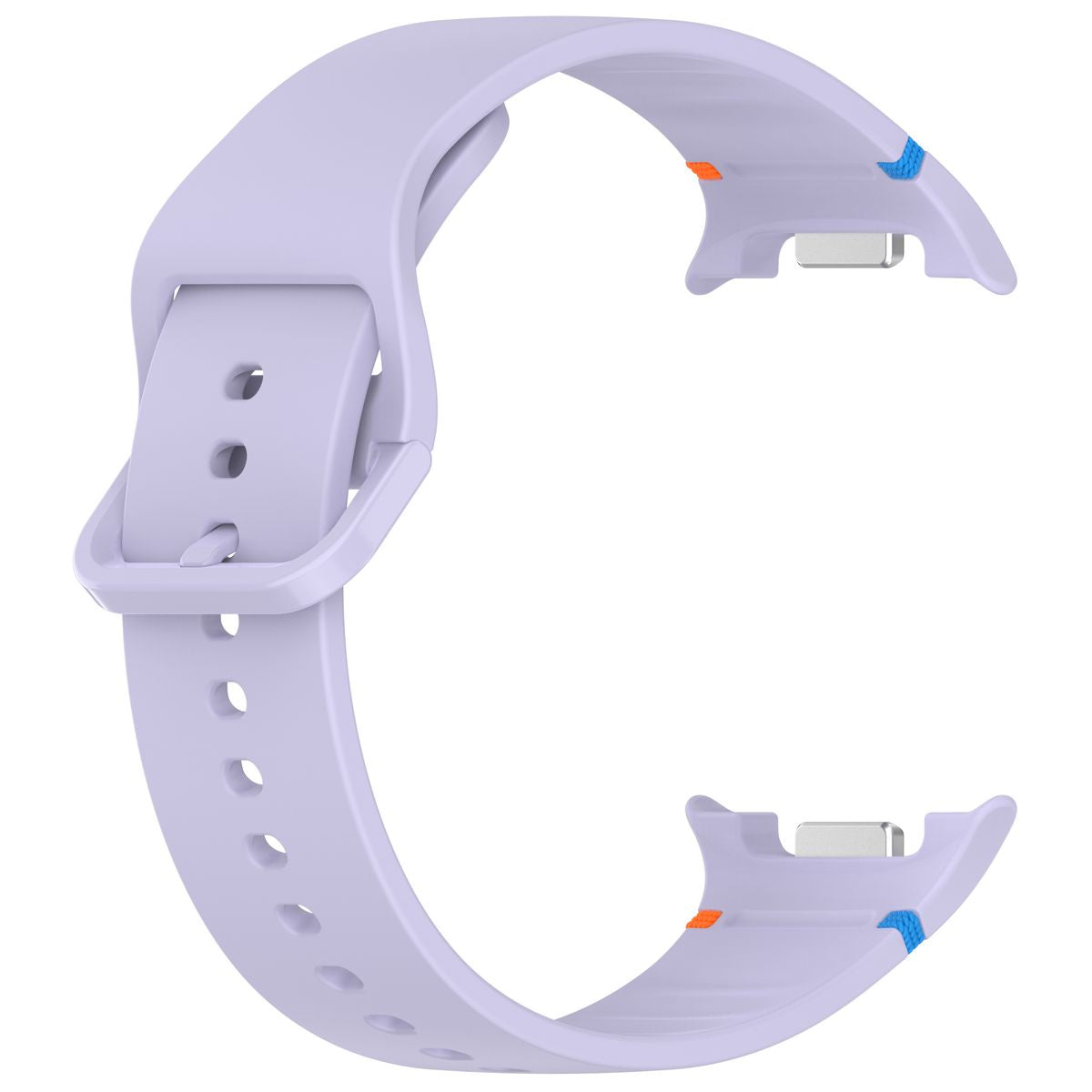 Armband für Galaxy Watch 9 40 mm / 44 mm / 8 40 mm / 44 mm / 8 Classic 46 mm, Bizon Strap Watch Silicone G, Hellviolett