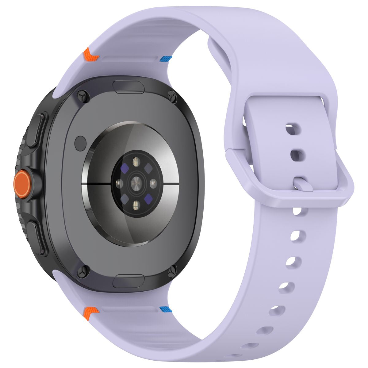 Armband für Galaxy Watch 9 40 mm / 44 mm / 8 40 mm / 44 mm / 8 Classic 46 mm, Bizon Strap Watch Silicone G, Hellviolett