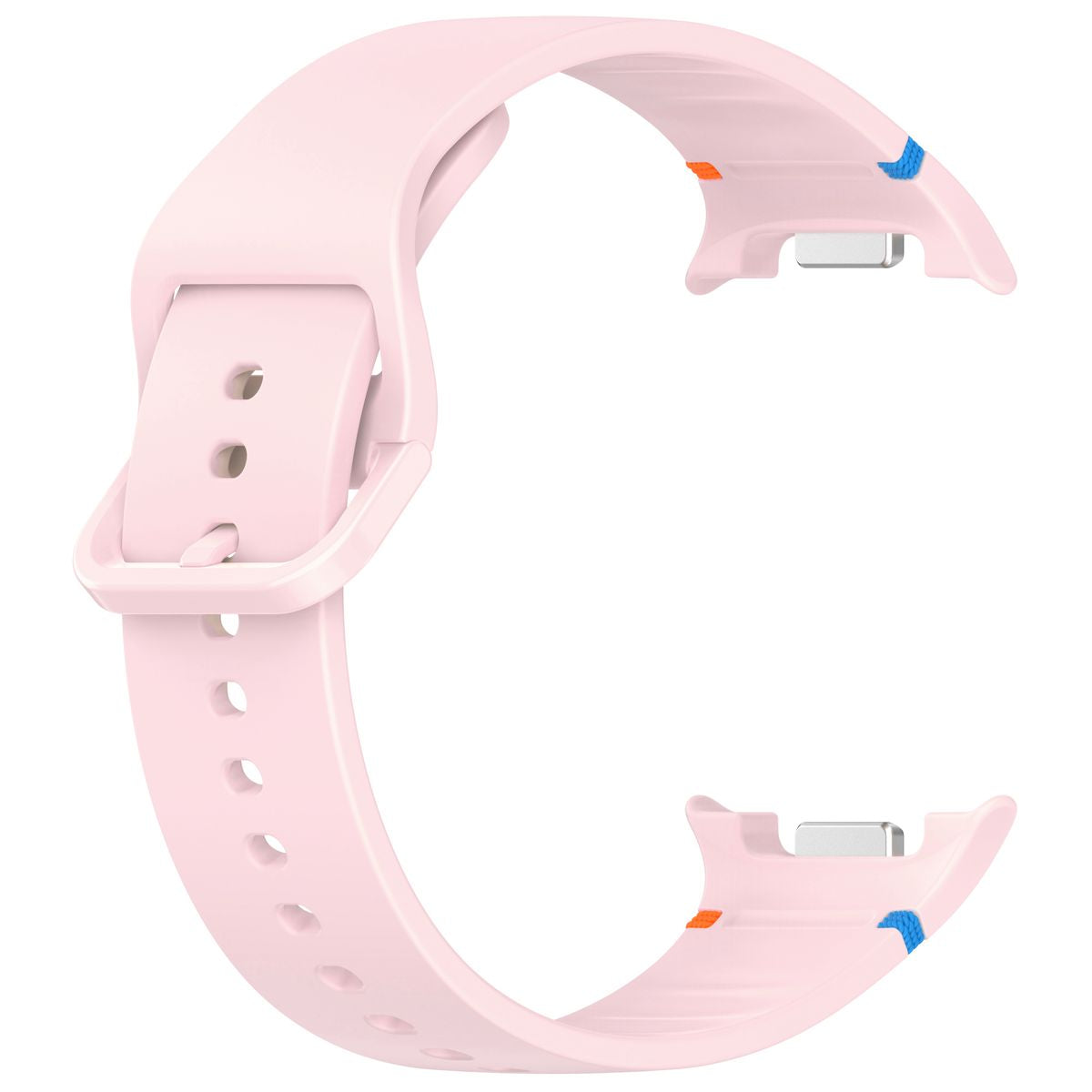 Armband für Galaxy Watch 9 40 mm / 44 mm / 8 40 mm / 44 mm / 8 Classic 46 mm, Bizon Strap Watch Silicone G, Rosa