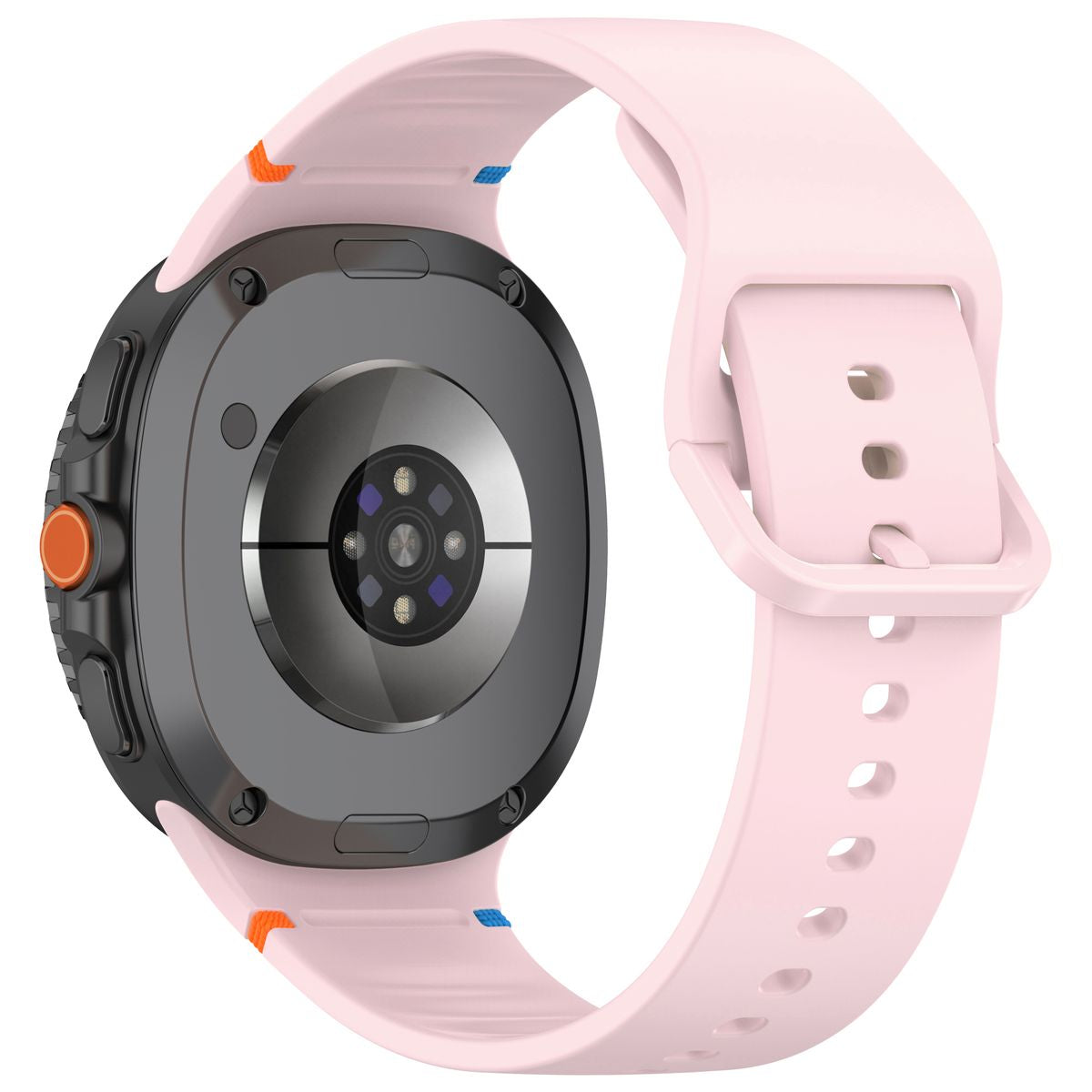 Armband für Galaxy Watch 9 40 mm / 44 mm / 8 40 mm / 44 mm / 8 Classic 46 mm, Bizon Strap Watch Silicone G, Rosa