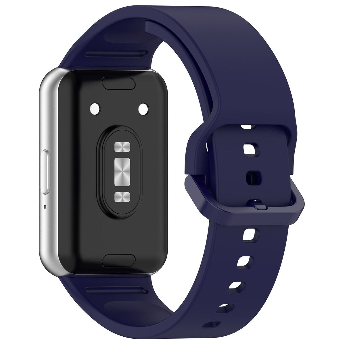 Armband für Galaxy Fit 3, Bizon Strap Watch Silicone, Dunkelblau