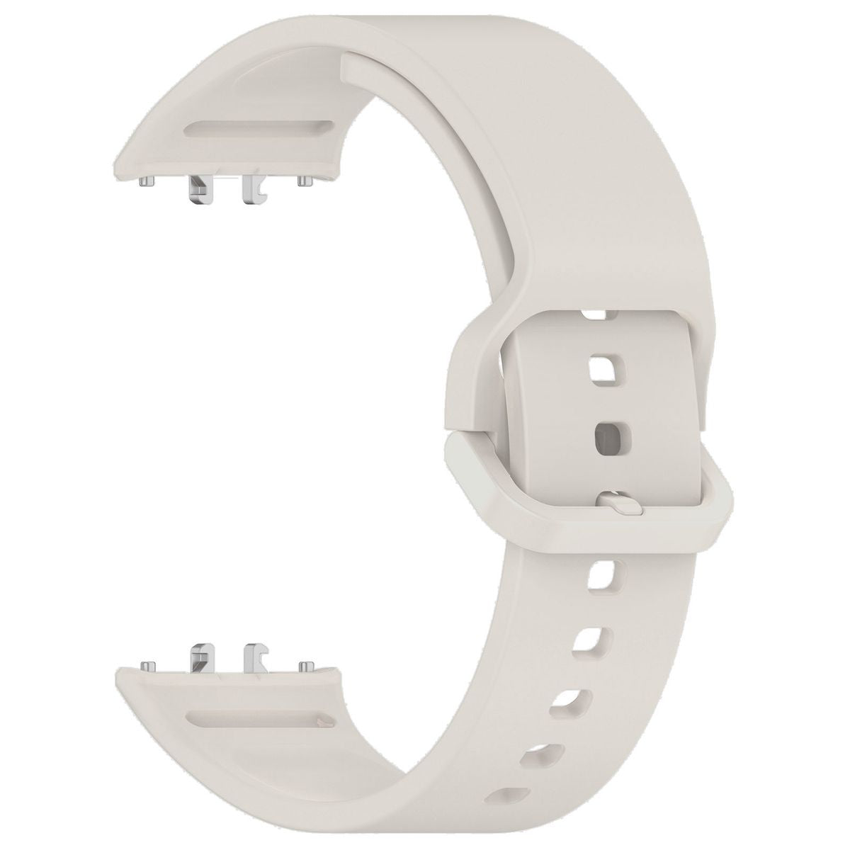 Armband für Galaxy Fit 3, Bizon Strap Watch Silicone, Hellgrau