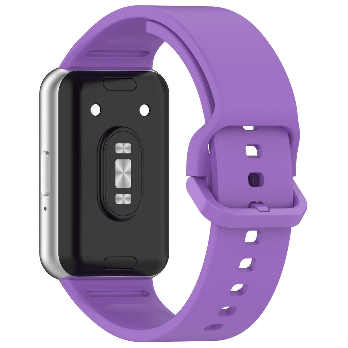 Armband für Galaxy Fit 3, Bizon Strap Watch Silicone, Violett