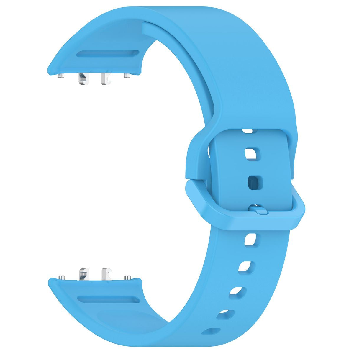 Armband für Galaxy Fit 3, Bizon Strap Watch Silicone, Hellblau
