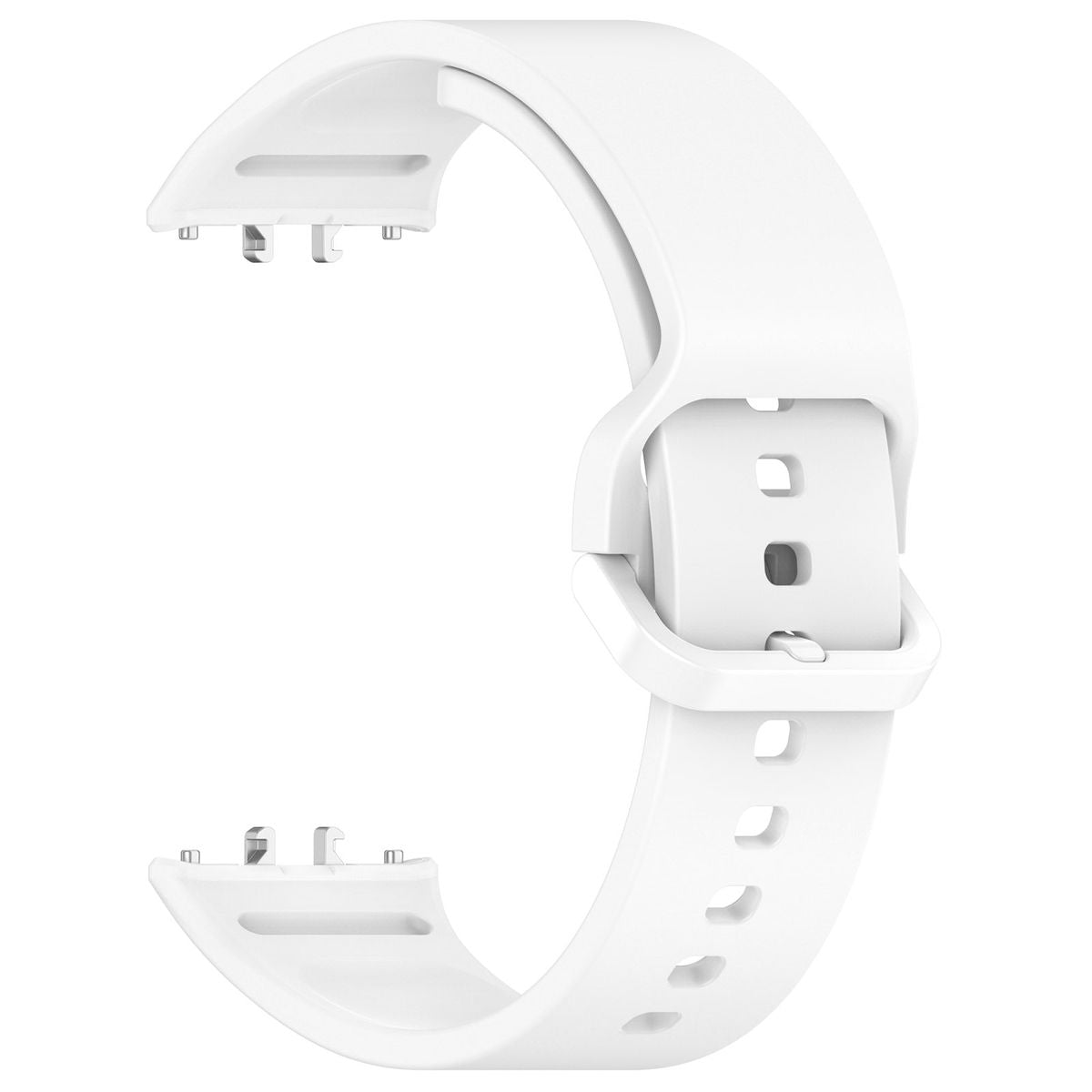Armband für Galaxy Fit 3, Bizon Strap Watch Silicone, Weiß