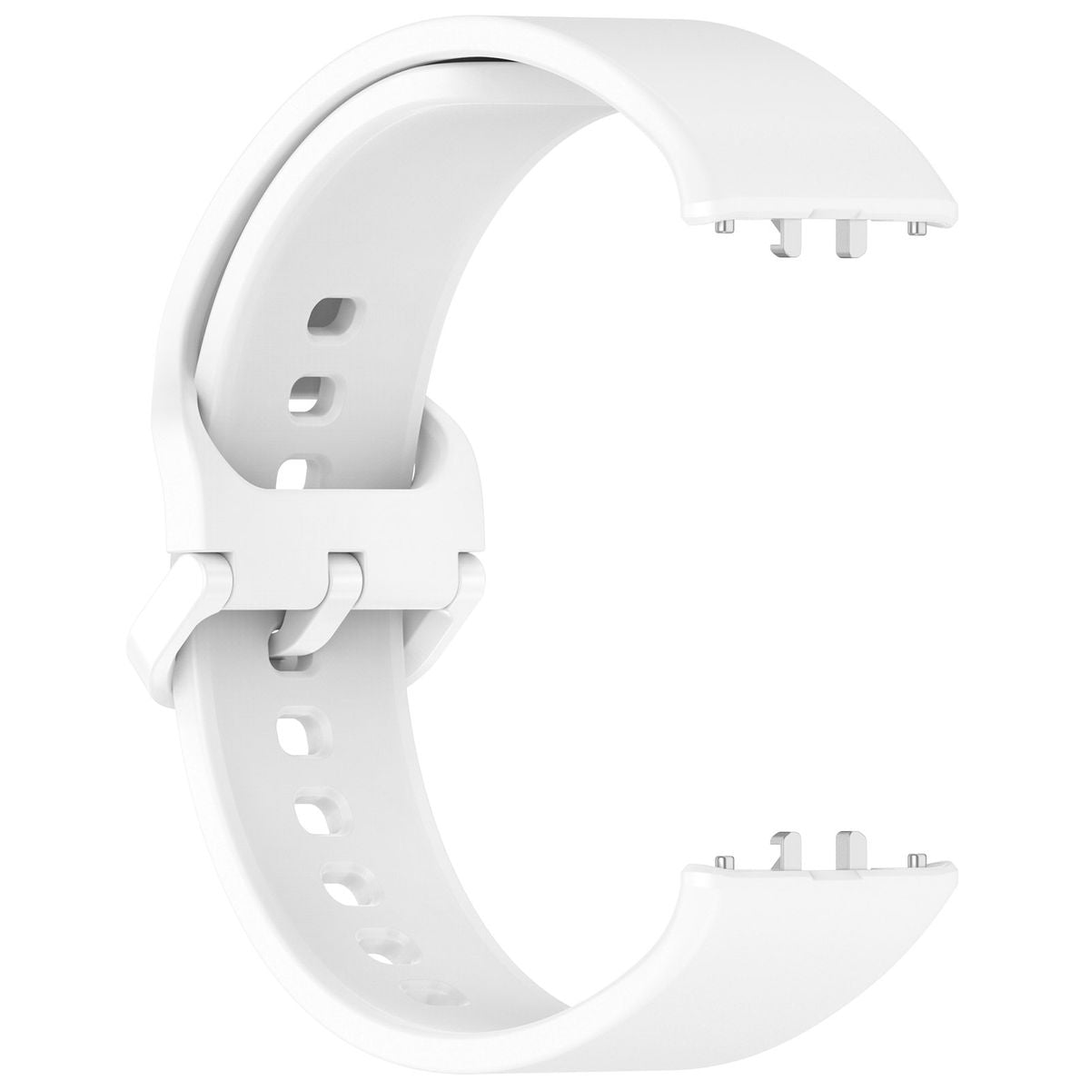 Armband für Galaxy Fit 3, Bizon Strap Watch Silicone, Weiß