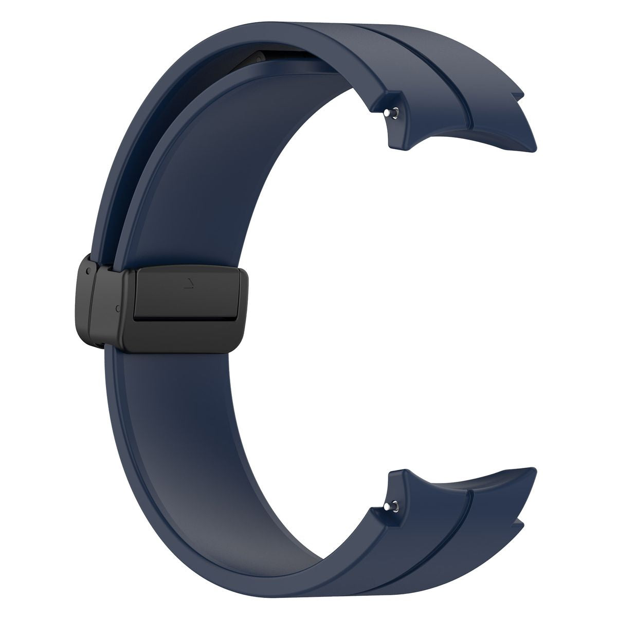 Armband für Galaxy Watch FE/7/6/6 Classic/5/5 Pro/4/4 Classic, Bizon Strap Watch Silicone L, Dunkelblau