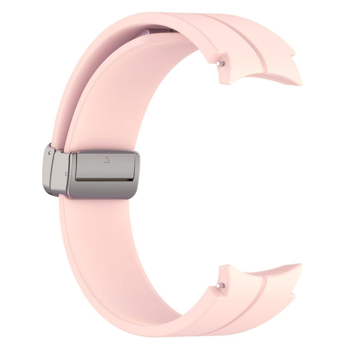 Armband für Galaxy Watch FE/7/6/6 Classic/5/5 Pro/4/4 Classic, Bizon Strap Watch Silicone L, Hellrosa