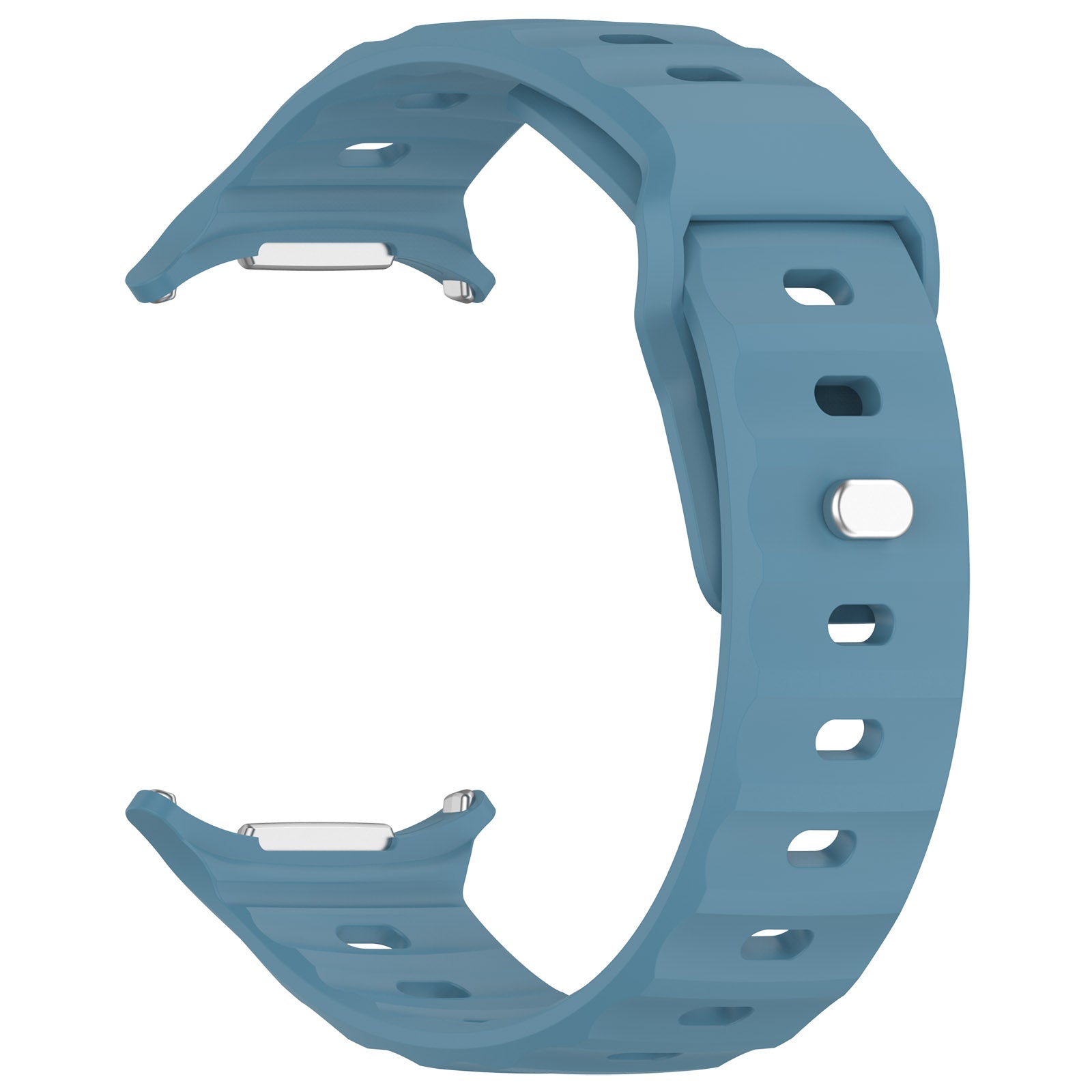 Armband für Galaxy Watch Ultra 2 / 1, Bizon Strap Watch Silicone G, Blau