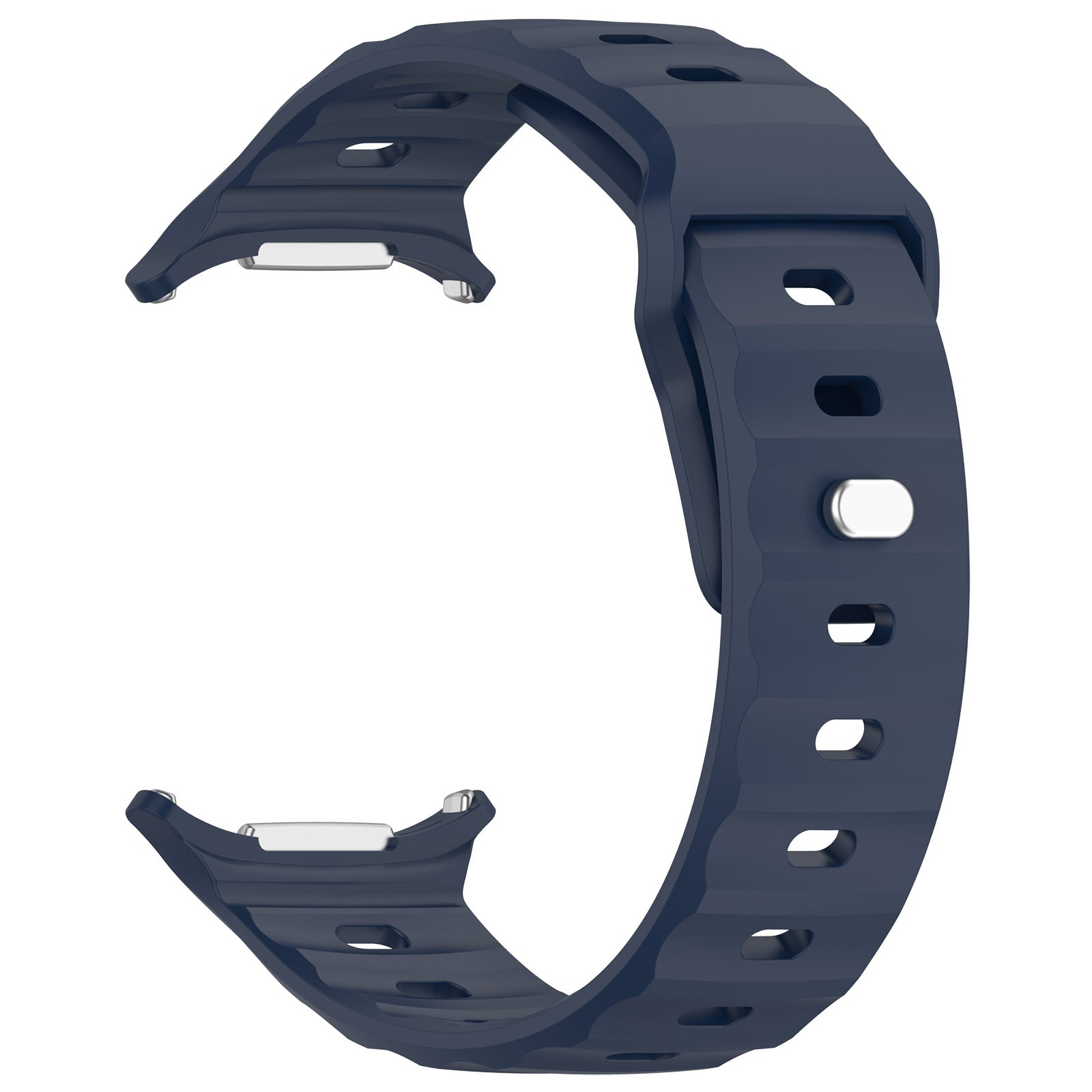 Armband für Galaxy Watch Ultra 2 / 1, Bizon Strap Watch Silicone G, Dunkelblau