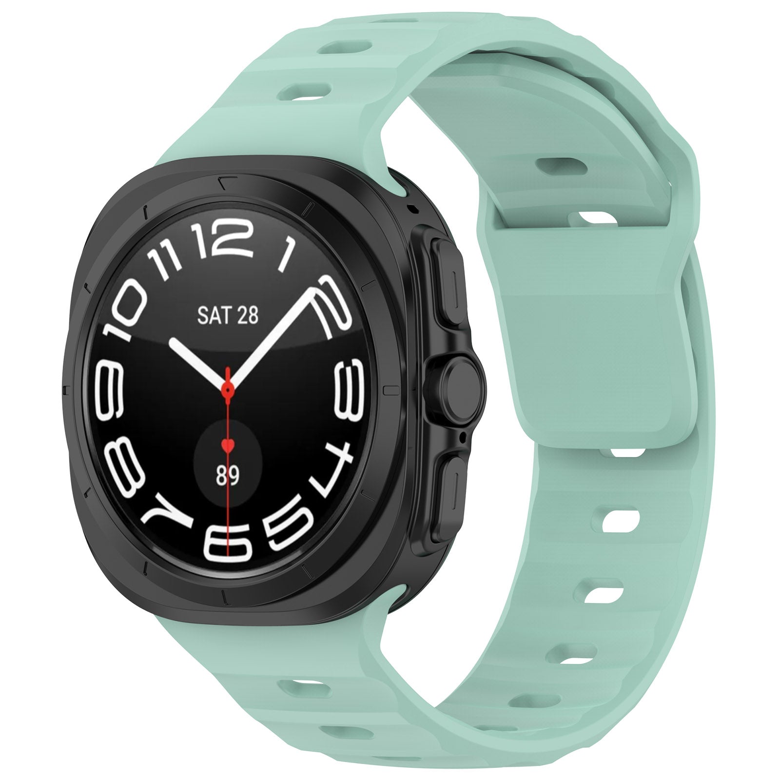 Armband für Galaxy Watch Ultra 2 / 1, Bizon Strap Watch Silicone G, Minze