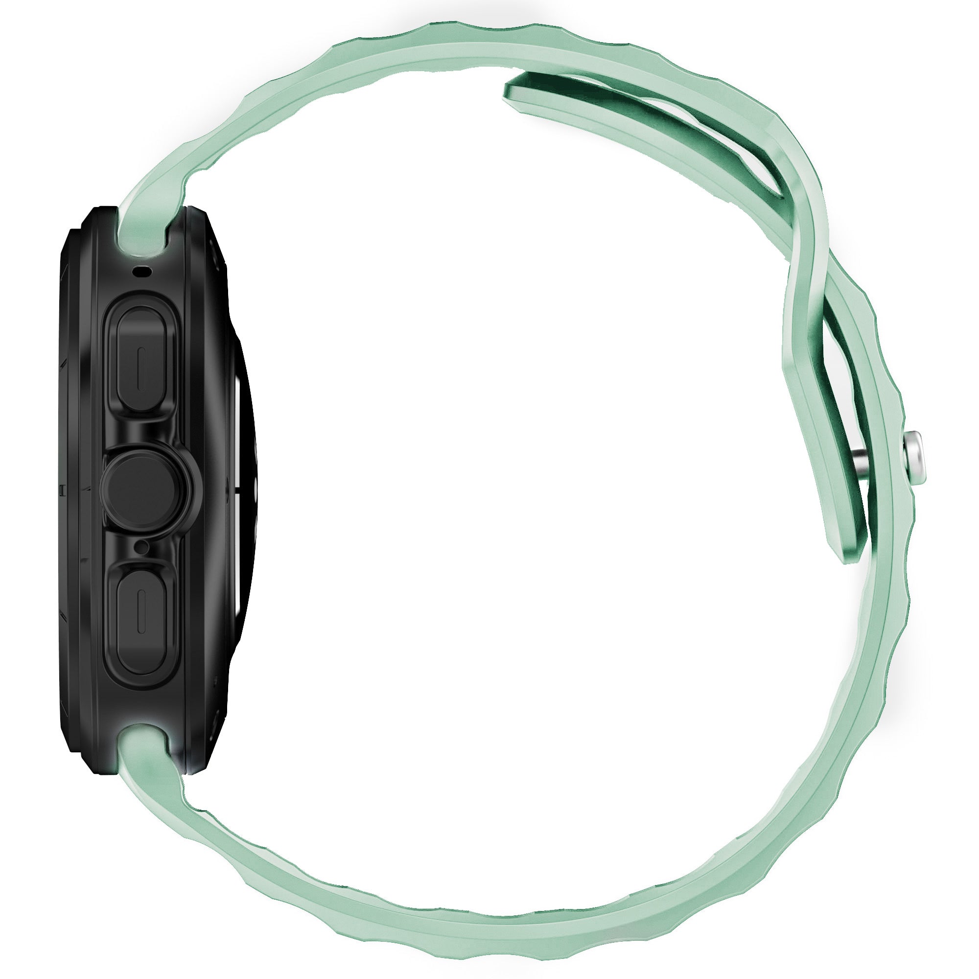 Armband für Galaxy Watch Ultra 2 / 1, Bizon Strap Watch Silicone G, Minze