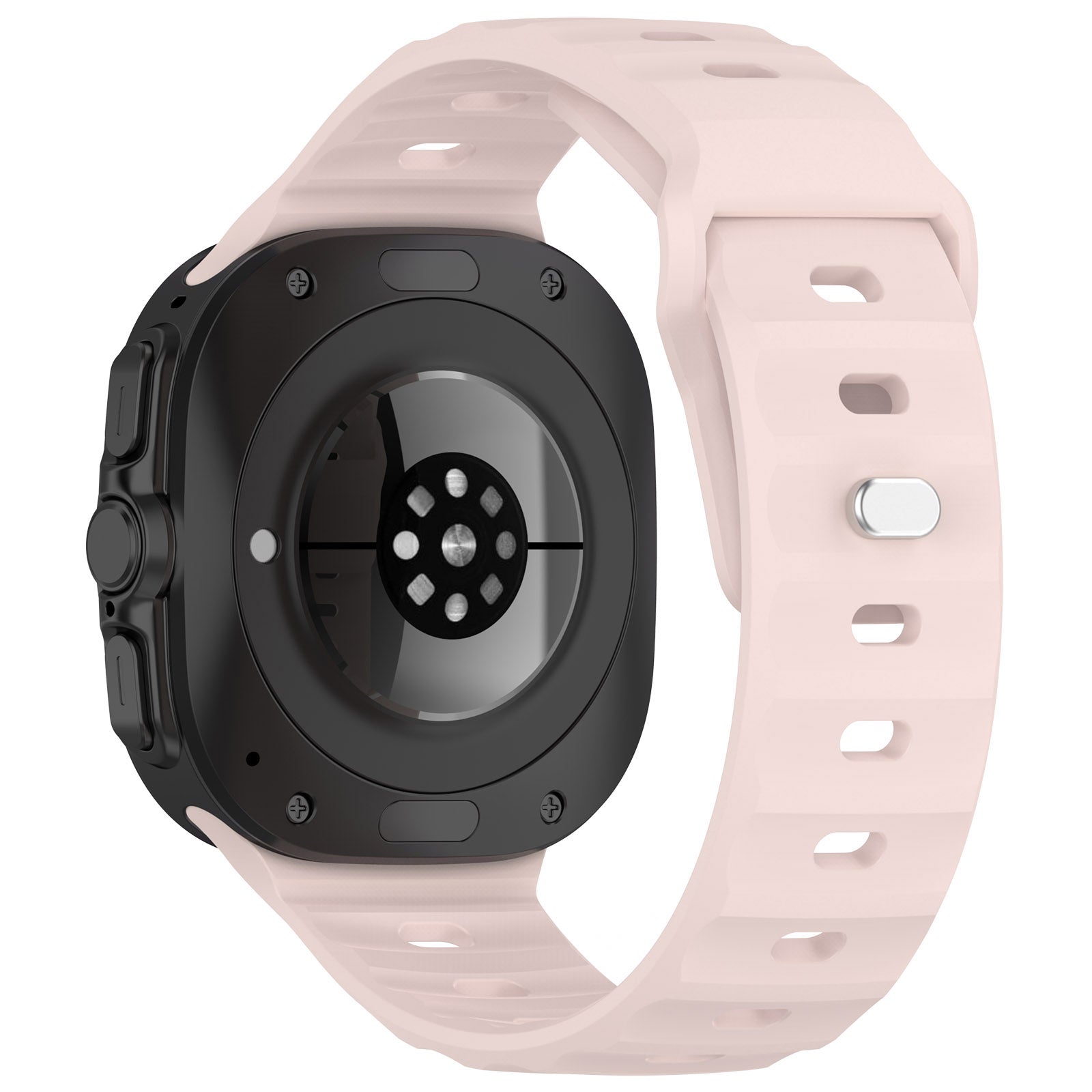 Armband für Galaxy Watch Ultra 2 / 1, Bizon Strap Watch Silicone G, Rosa