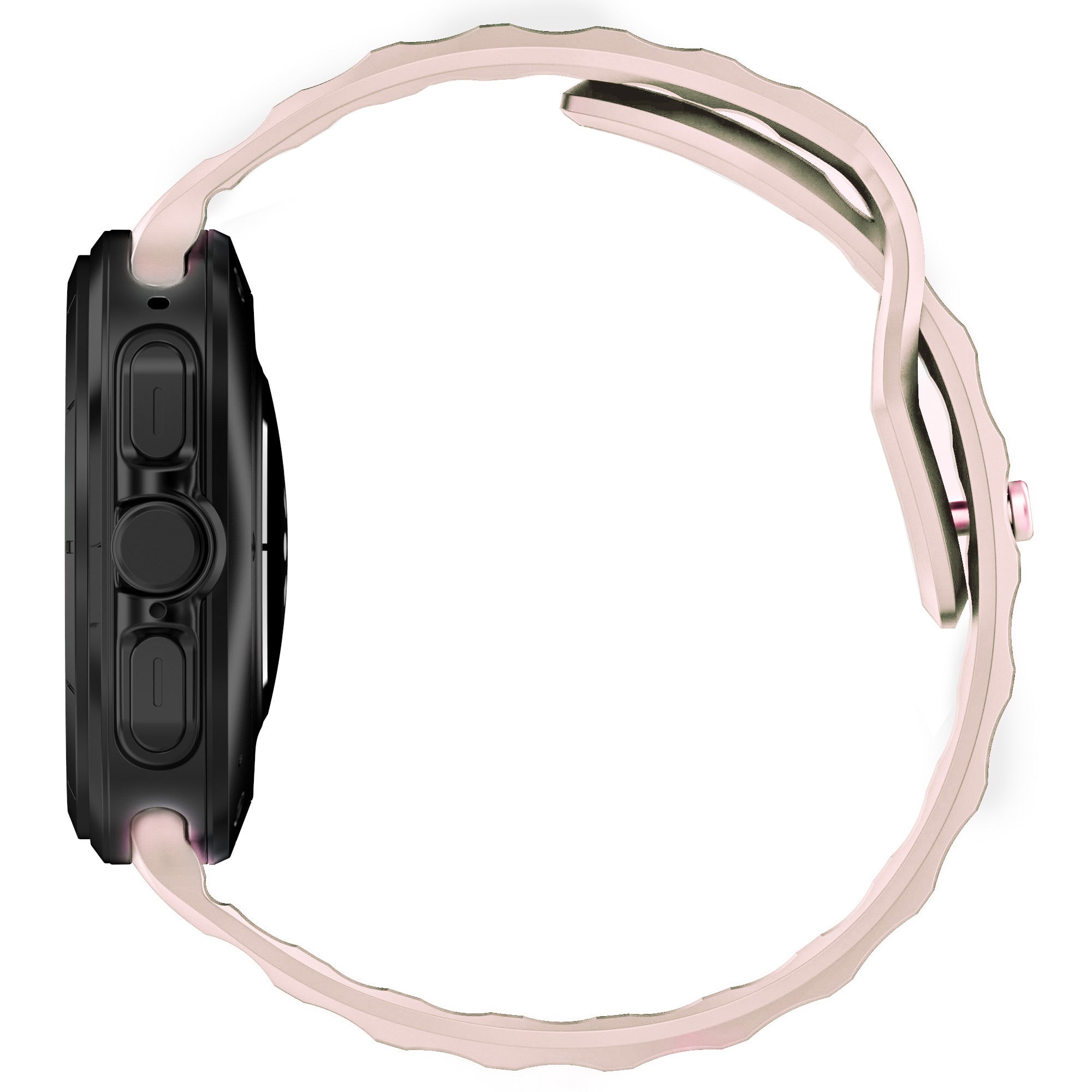Armband für Galaxy Watch Ultra 2 / 1, Bizon Strap Watch Silicone G, Rosa