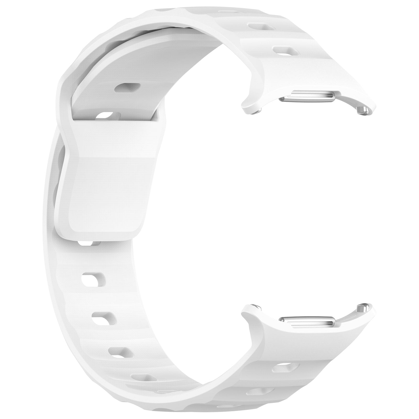Armband für Galaxy Watch Ultra 2 / 1, Bizon Strap Watch Silicone G, Weiß