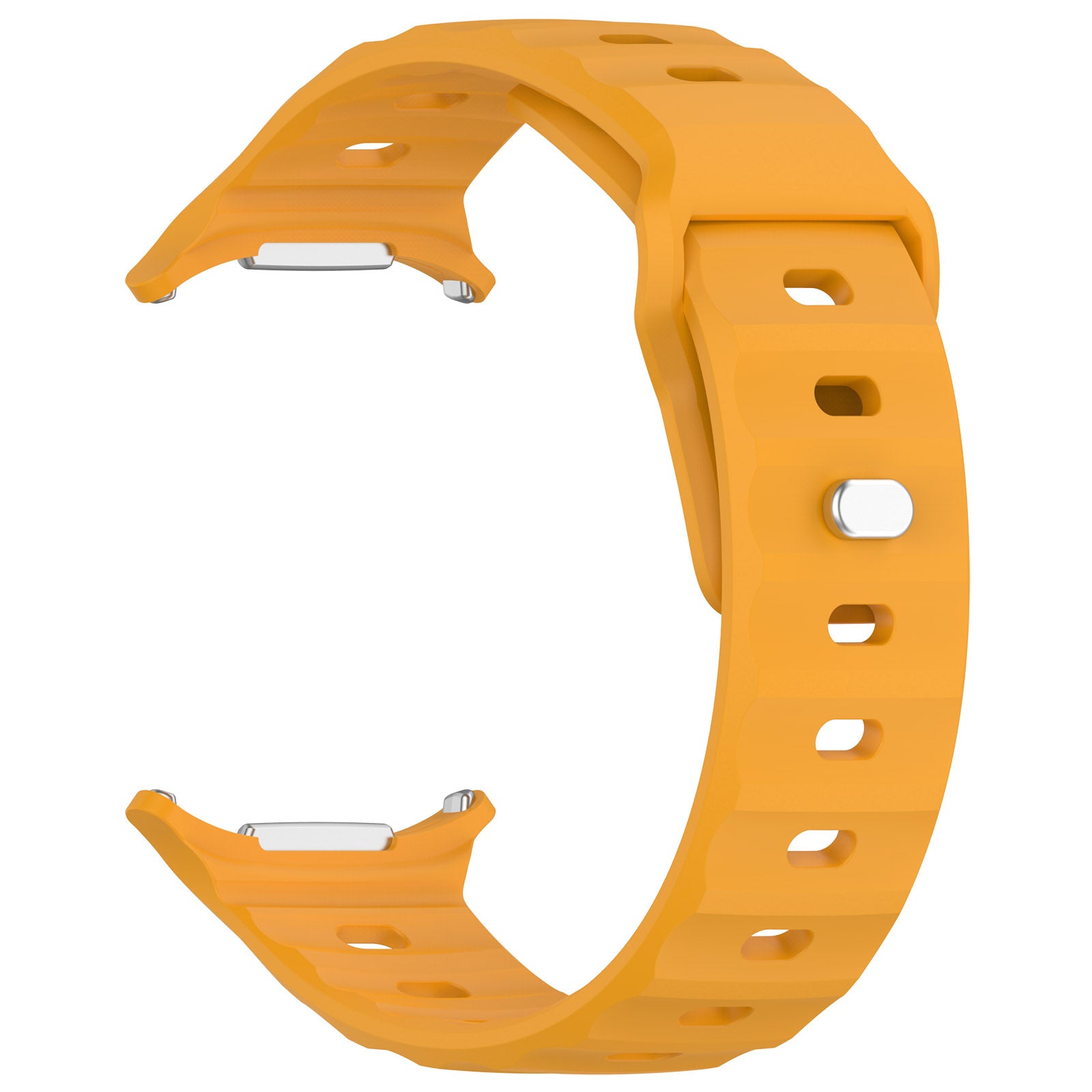 Armband für Galaxy Watch Ultra 2 / 1, Bizon Strap Watch Silicone G, Gelb