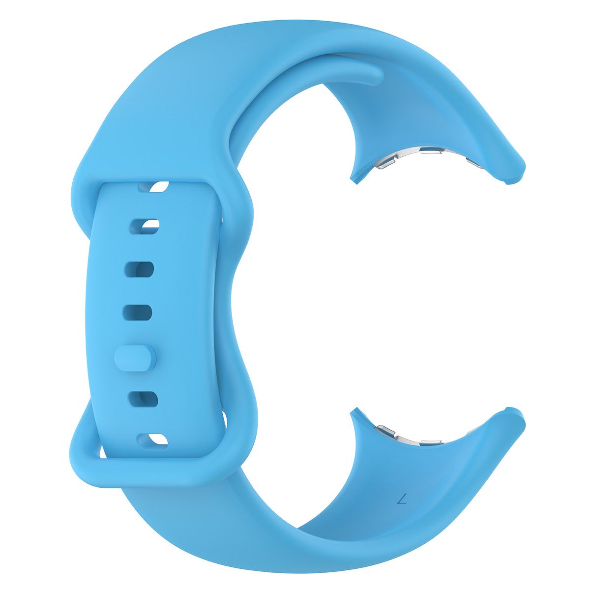 Armband für Google Pixel Watch 3/Watch 2/Watch 1 41mm, Bizon Strap Watch Silicone S, Himmelblau
