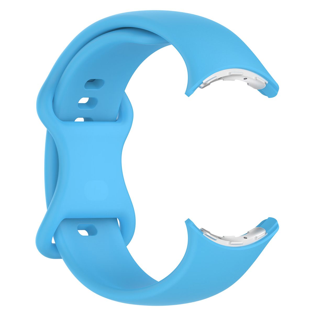 Armband für Google Pixel Watch 3/Watch 2/Watch 1 41mm, Bizon Strap Watch Silicone S, Himmelblau