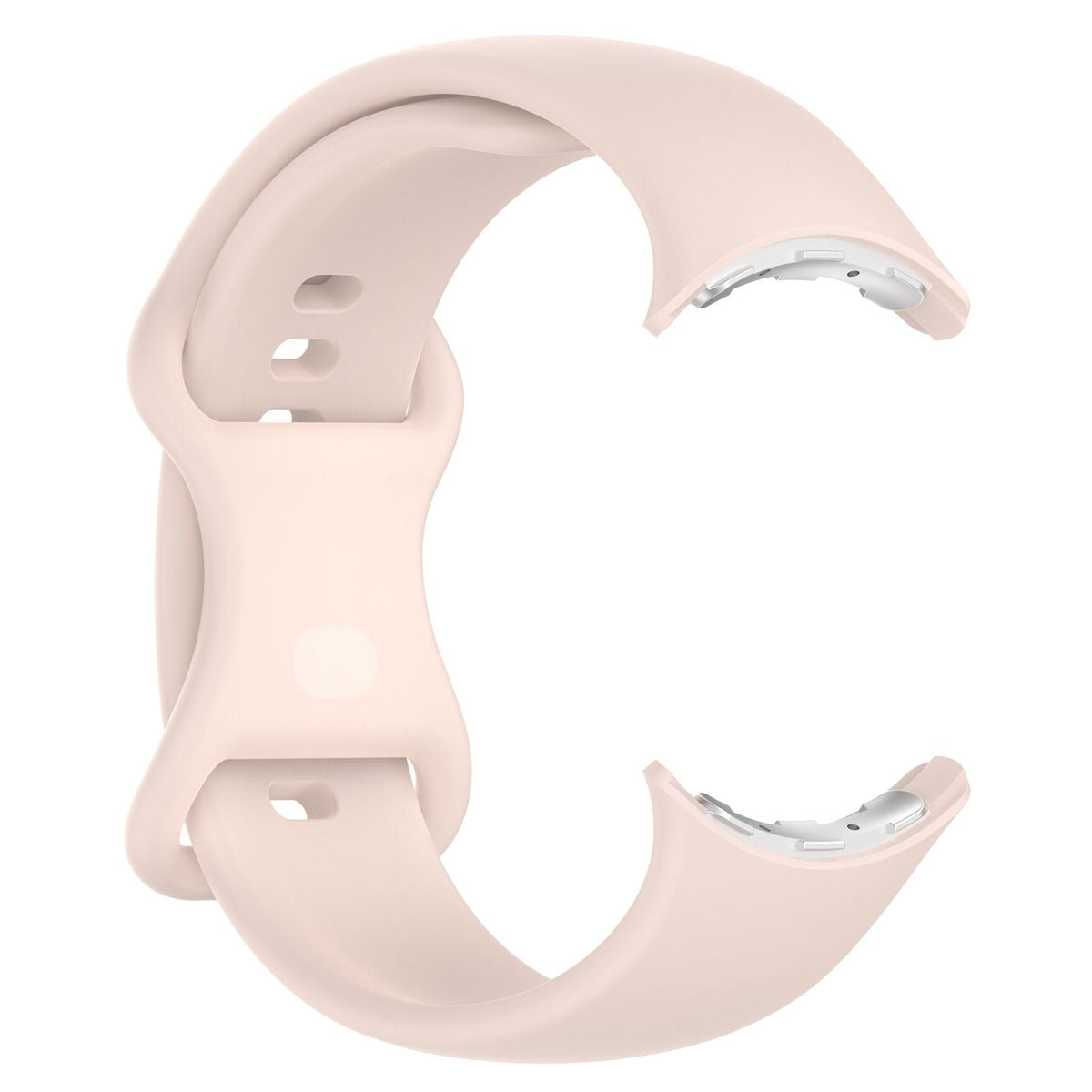 Armband für Google Pixel Watch 4/3 (45mm), Bizon Strap Watch Silicone S, Hellrosa