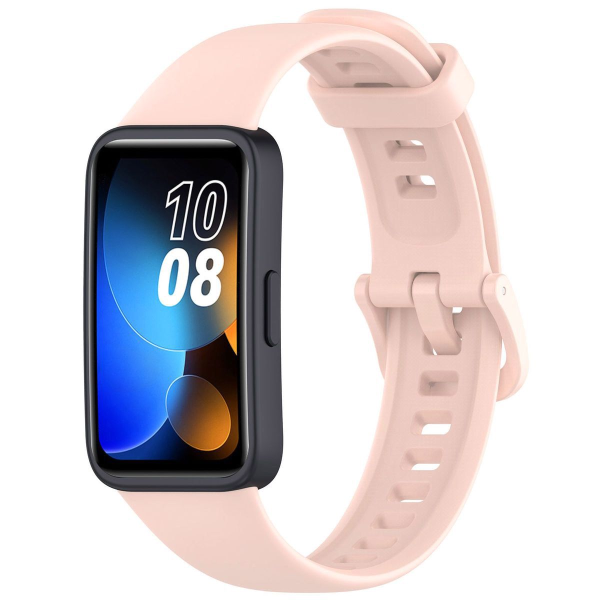 Armband für Huawei Band 9 / Band 8, Bizon Strap Watch Silicone, Rosa