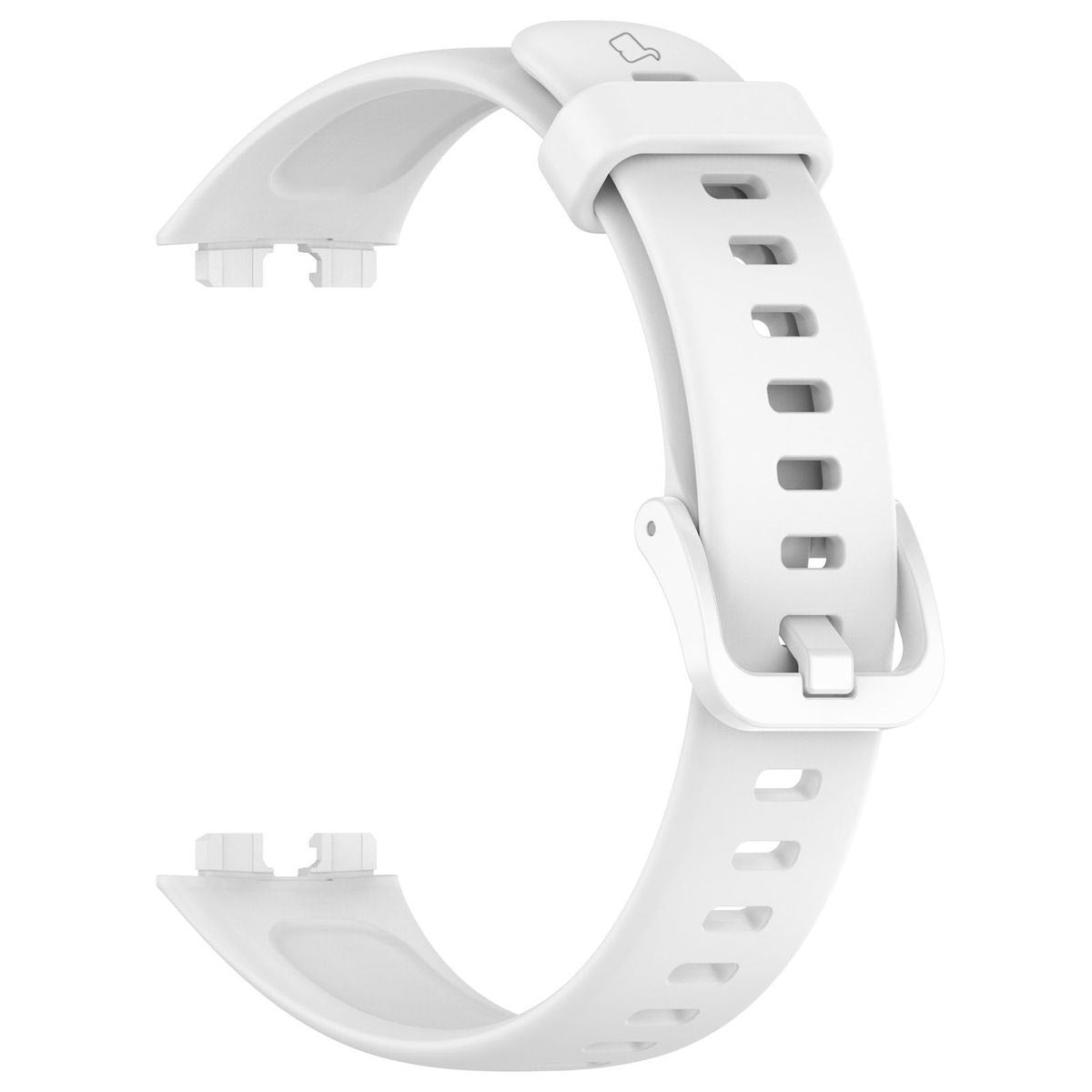Armband für Huawei Band 9 / Band 8, Bizon Strap Watch Silicone, Weiß