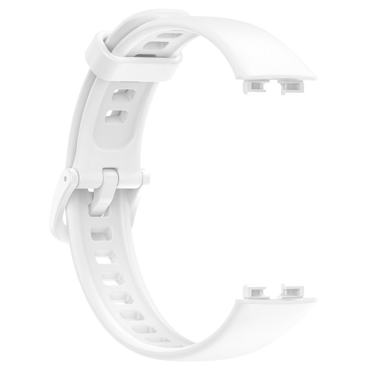 Armband für Huawei Band 9 / Band 8, Bizon Strap Watch Silicone, Weiß