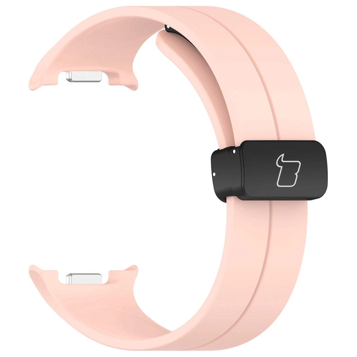 Armband für Galaxy Watch 9 40 mm / 44 mm / 8 40 mm / 44 mm / 8 Classic 46 mm, Bizon Strap Watch Silicone L, Rosa