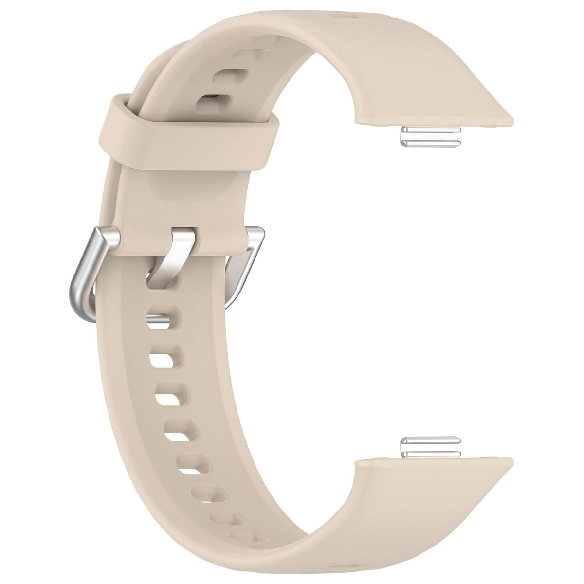 Armband für Huawei Watch Fit 4 / 4 Pro / 3, Bizon Strap Watch Silicone Pro SR, Beige