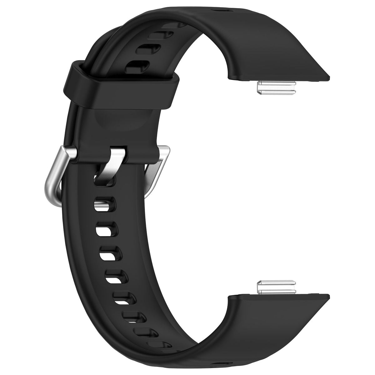 Armband für Huawei Watch Fit 4 / 4 Pro / 3, Bizon Strap Watch Silicone Pro SR, Schwarz