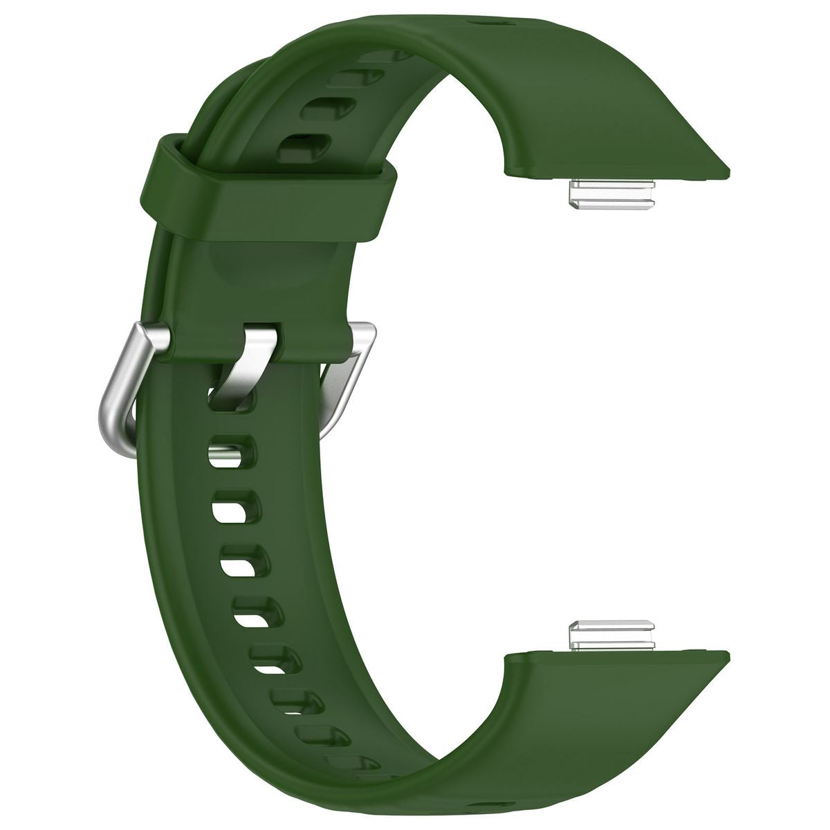 Armband für Huawei Watch Fit 4 / 4 Pro / 3, Bizon Strap Watch Silicone Pro SR, Dunkelgrün