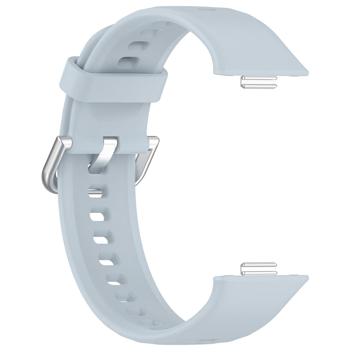 Armband für Huawei Watch Fit 4 / 4 Pro / 3, Bizon Strap Watch Silicone Pro SR, Hellblau