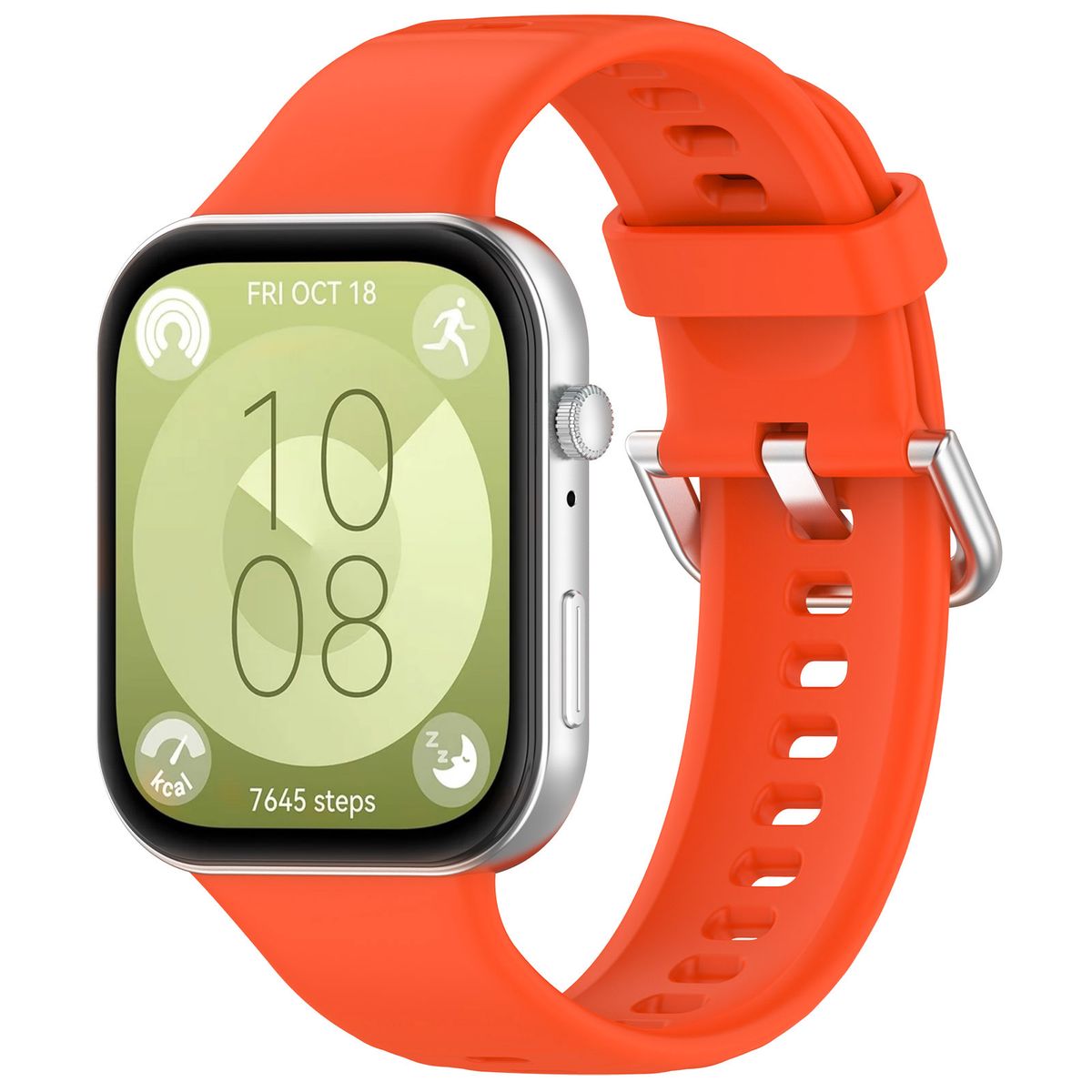 Armband für Huawei Watch Fit 4 / 4 Pro / 3, Bizon Strap Watch Silicone Pro SR, Orange