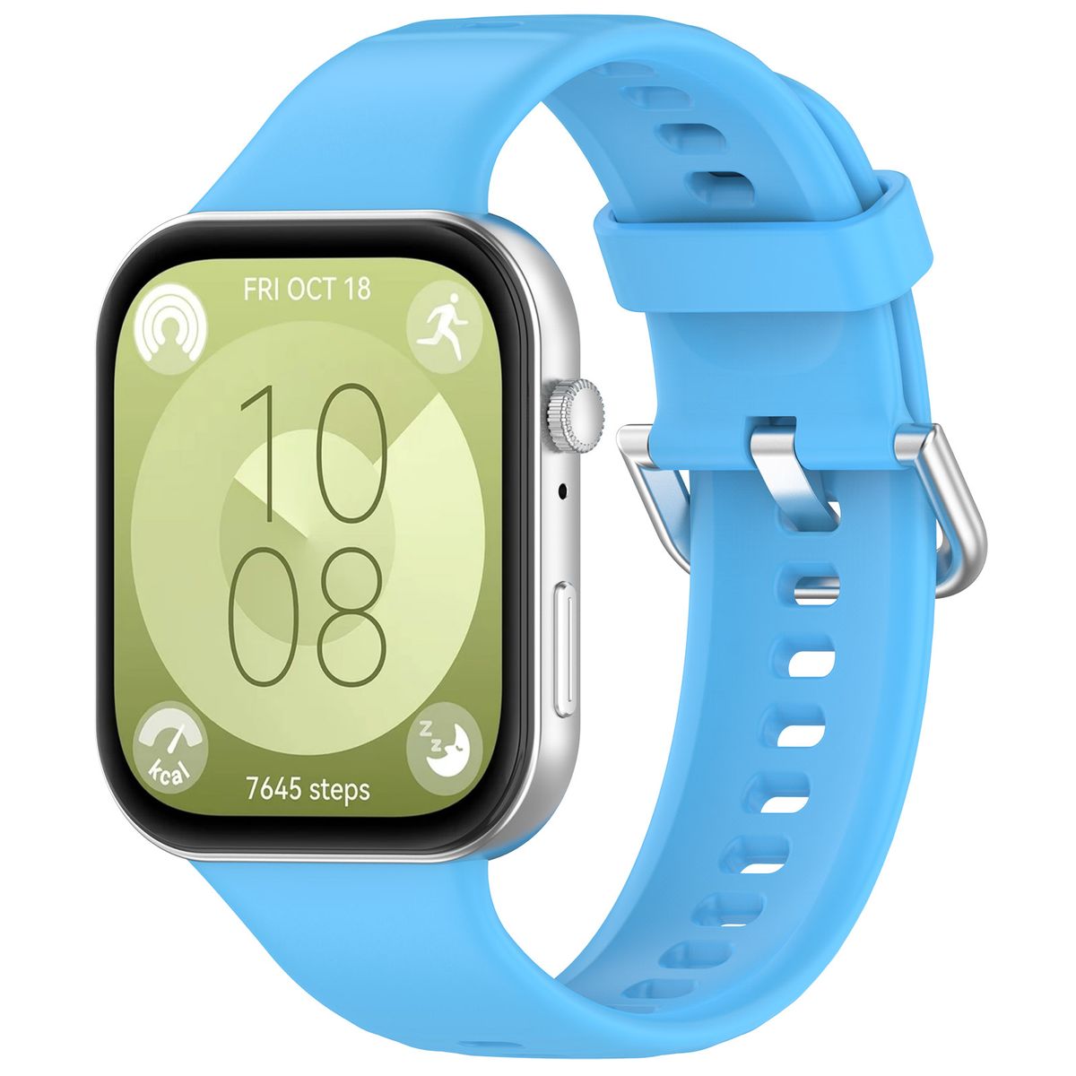 Armband für Huawei Watch Fit 4 / 4 Pro / 3, Bizon Strap Watch Silicone Pro SR, Blau